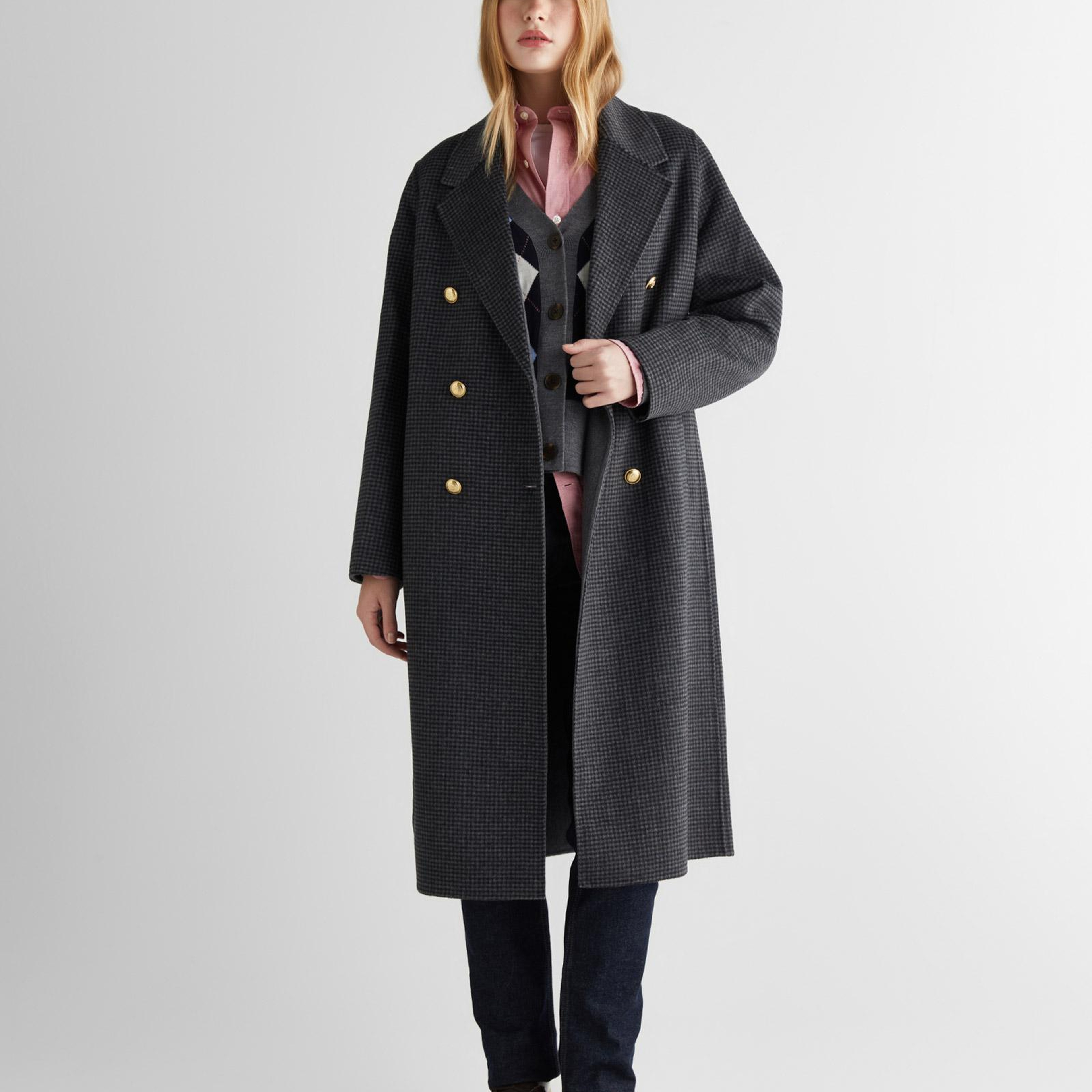GANT Kadın Gri Regular Fit Mont