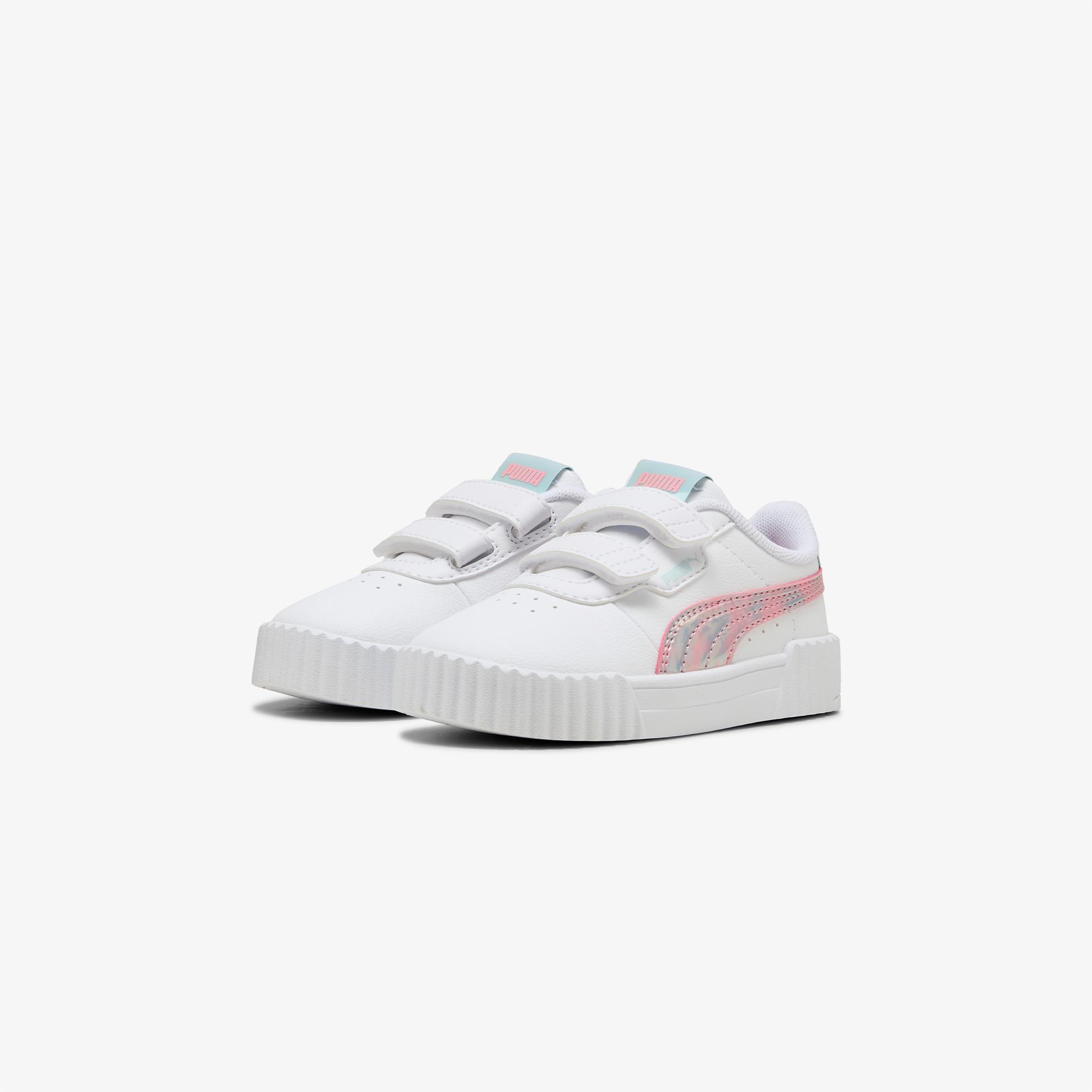 Puma Carina 3.0 Space Belle Bebek Pembe Beyaz Spor Ayakkabı