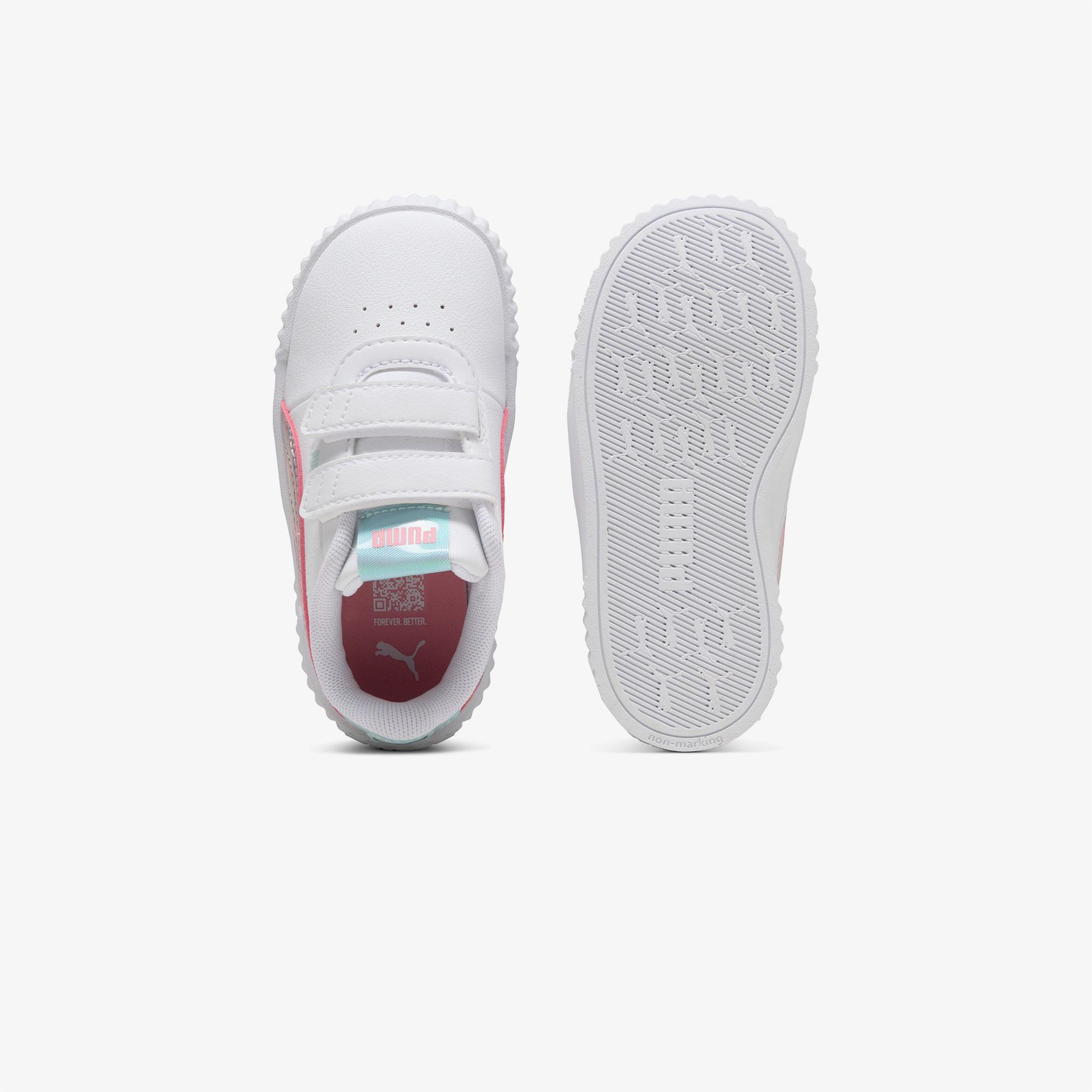Puma Carina 3.0 Space Belle Bebek Pembe Beyaz Spor Ayakkabı