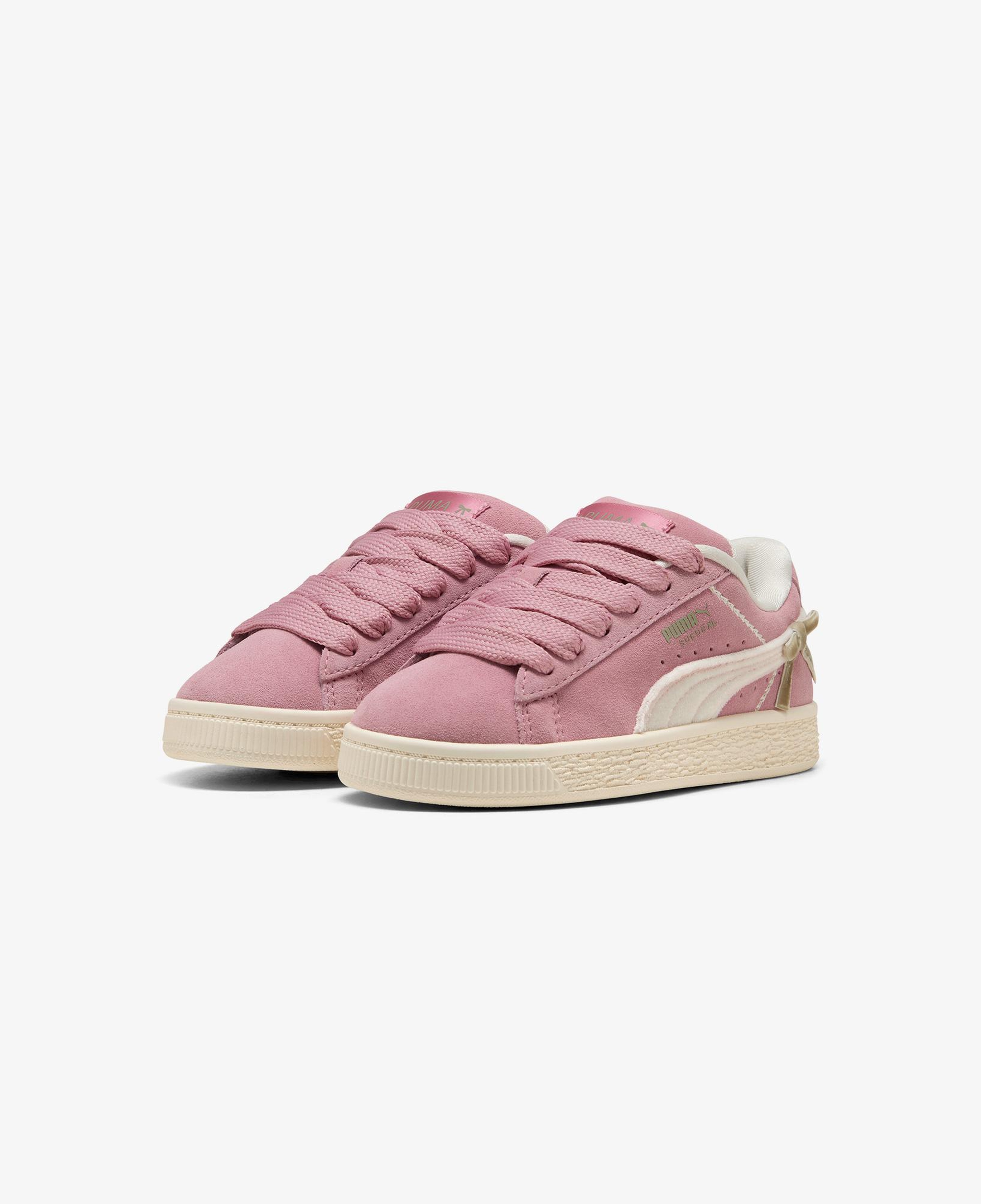 Puma Suede XL Bowtique Çocuk Pembe Spor Ayakkabı