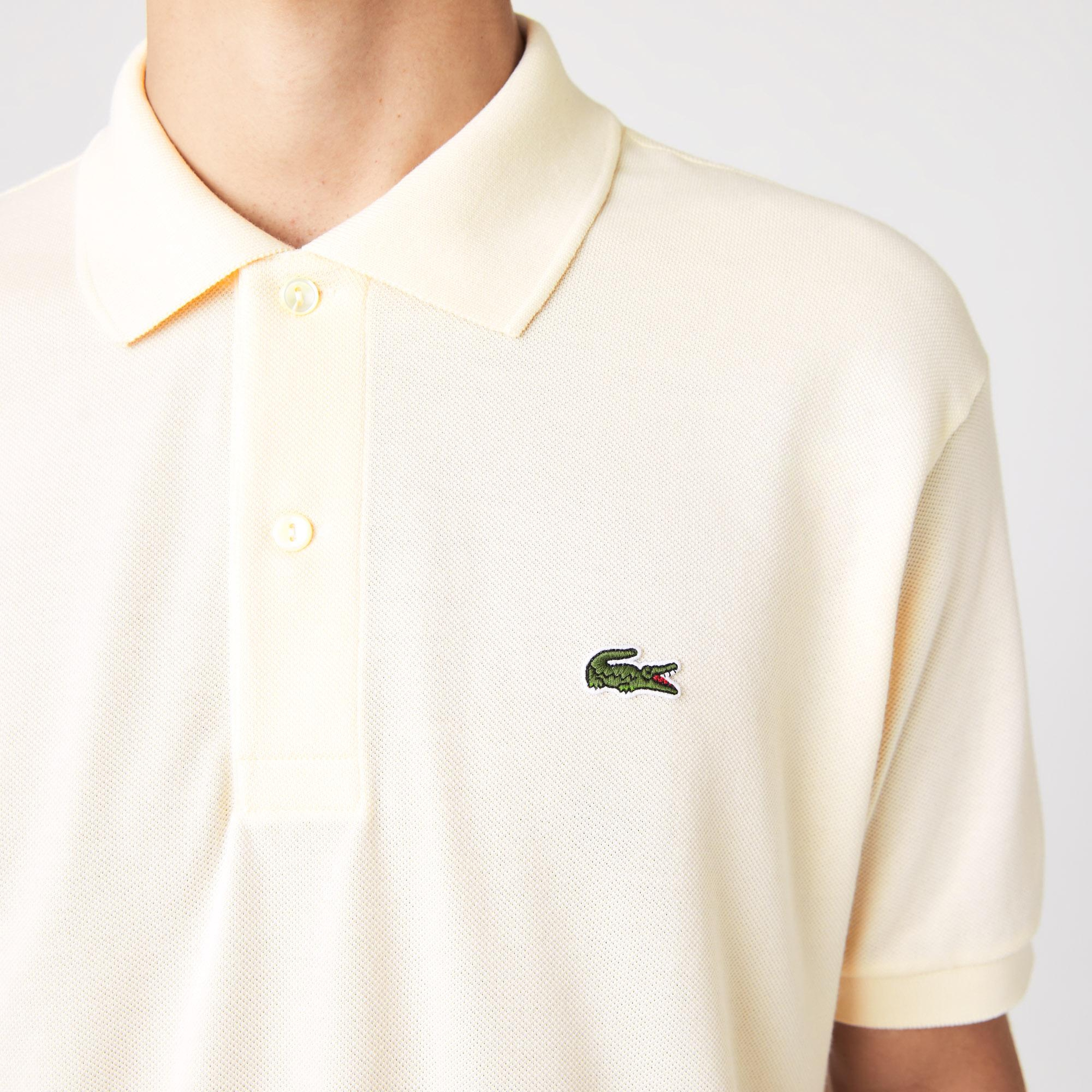Lacoste L.12.12 Erkek Classic Fit Bej Polo