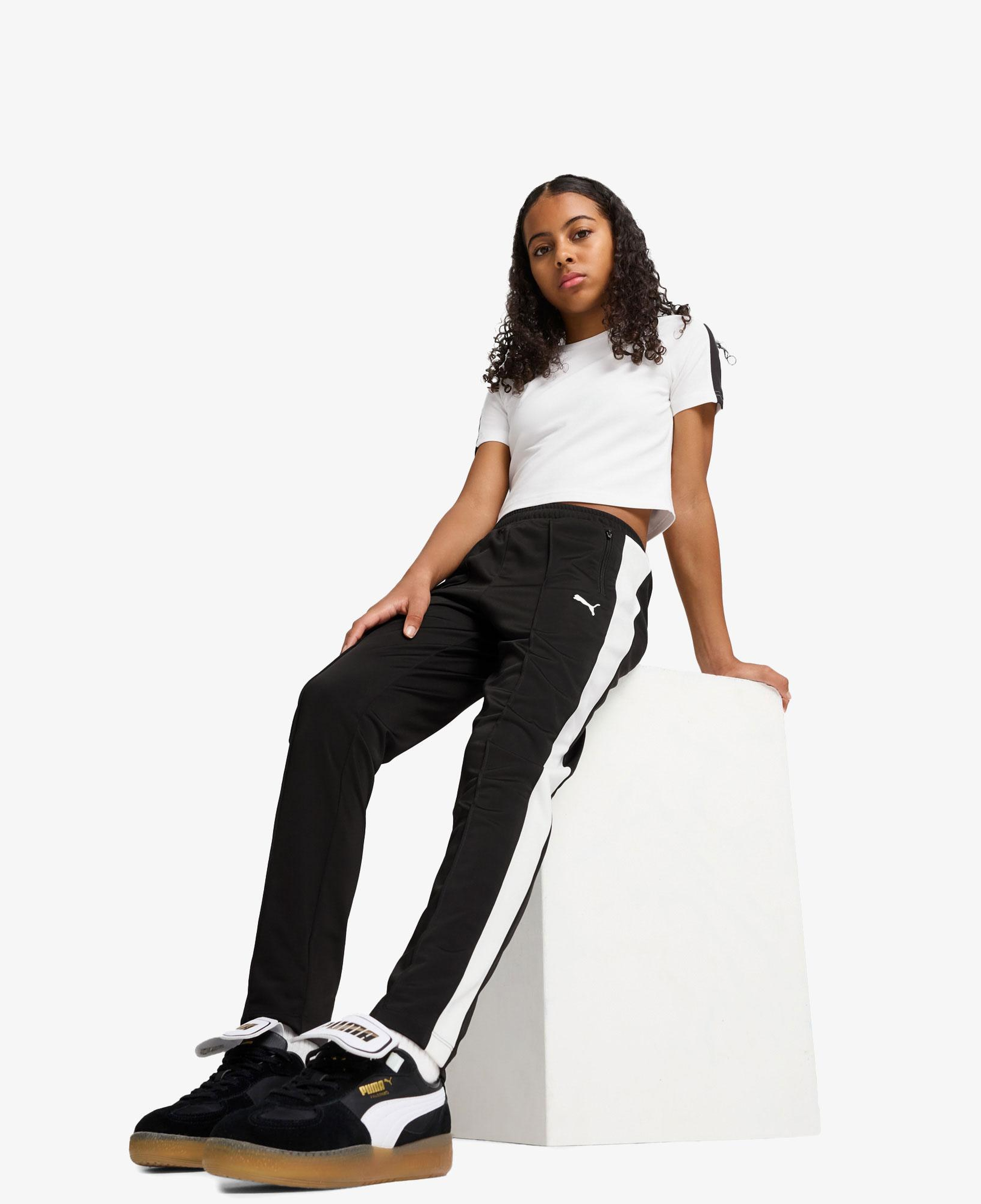 Puma T7 Always On Slim Çocuk Siyah Eşofman Altı