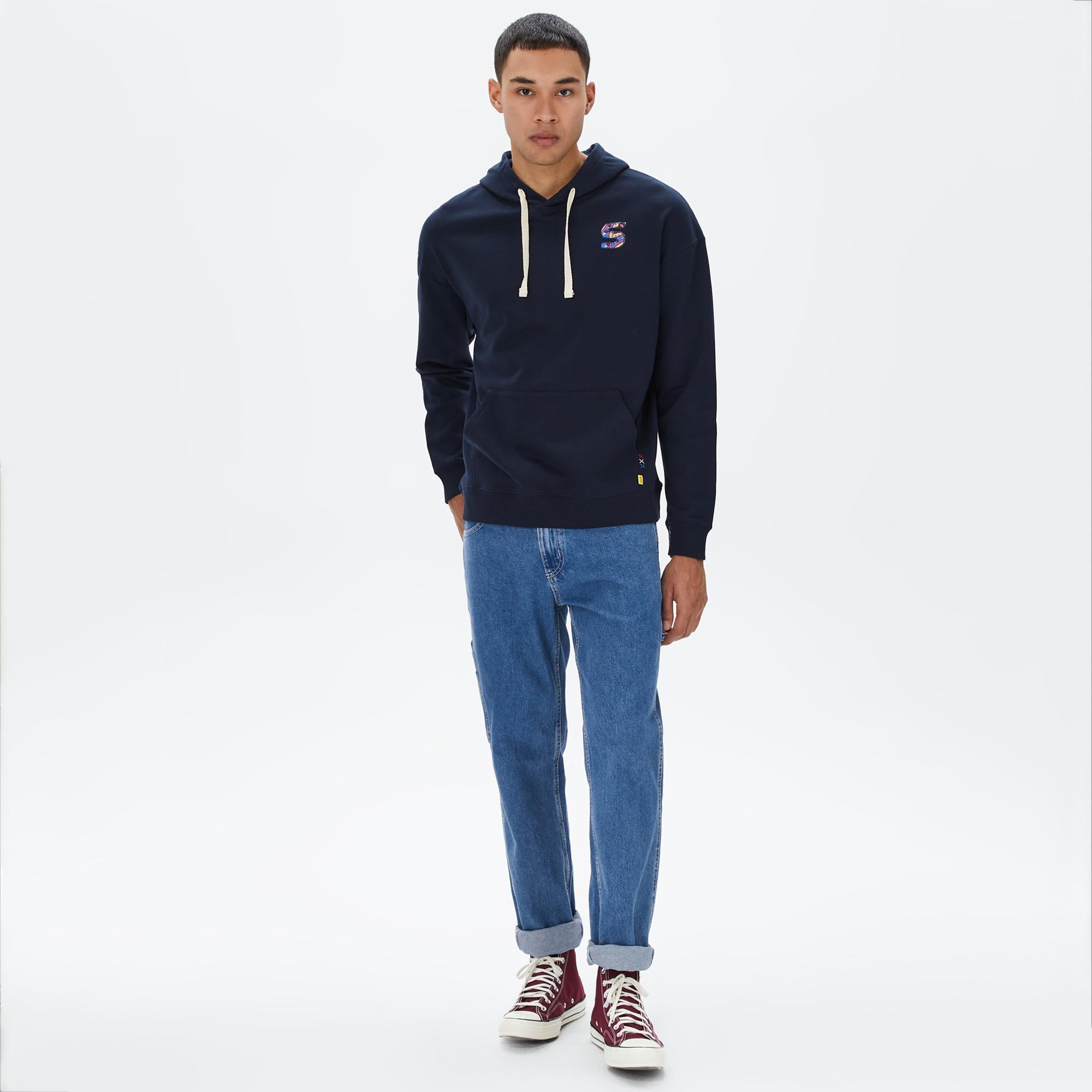 Scotch&Soda Erkek Siyah Sweatshirt