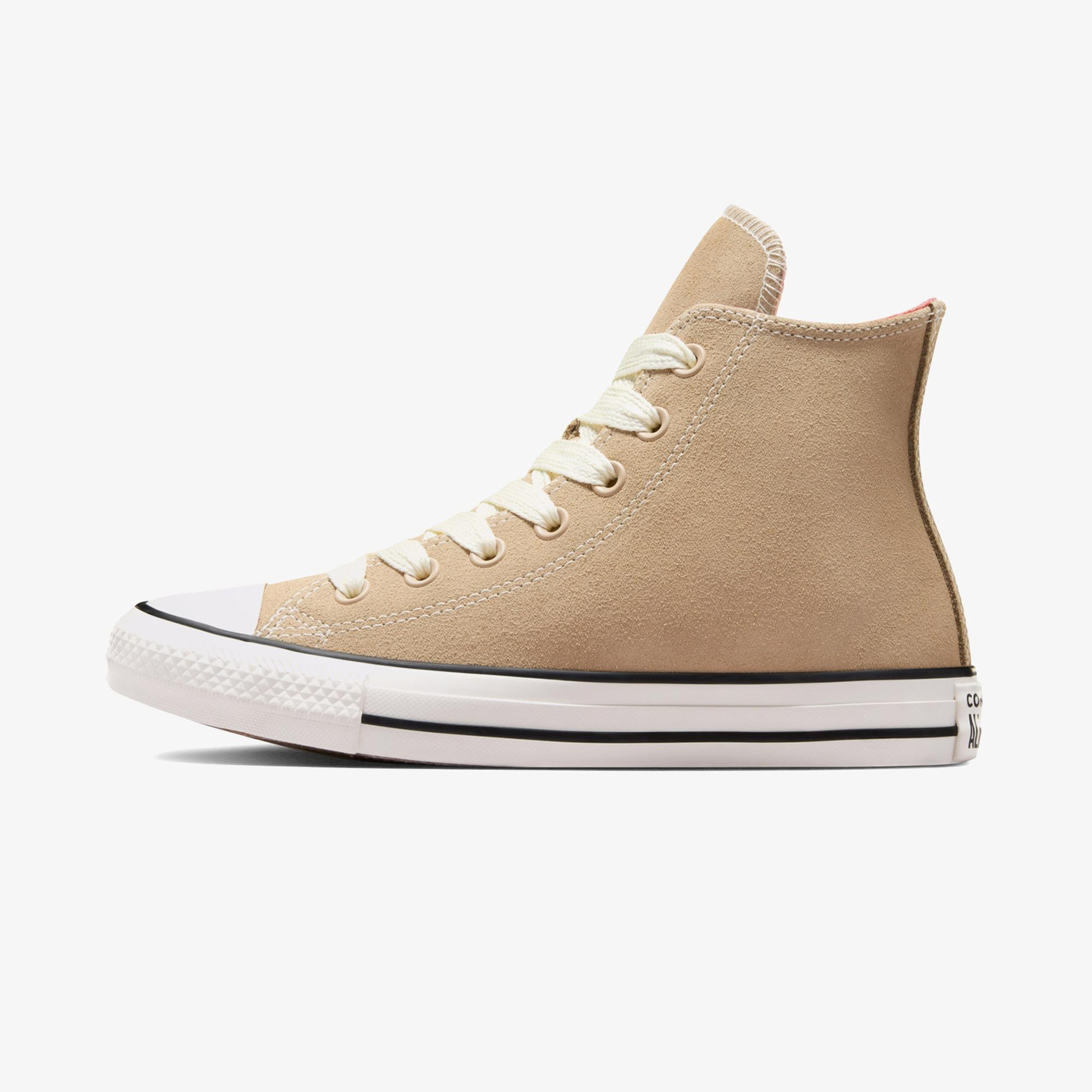 Converse Chuck Taylor All Star Kadın Bej Süet Sneaker