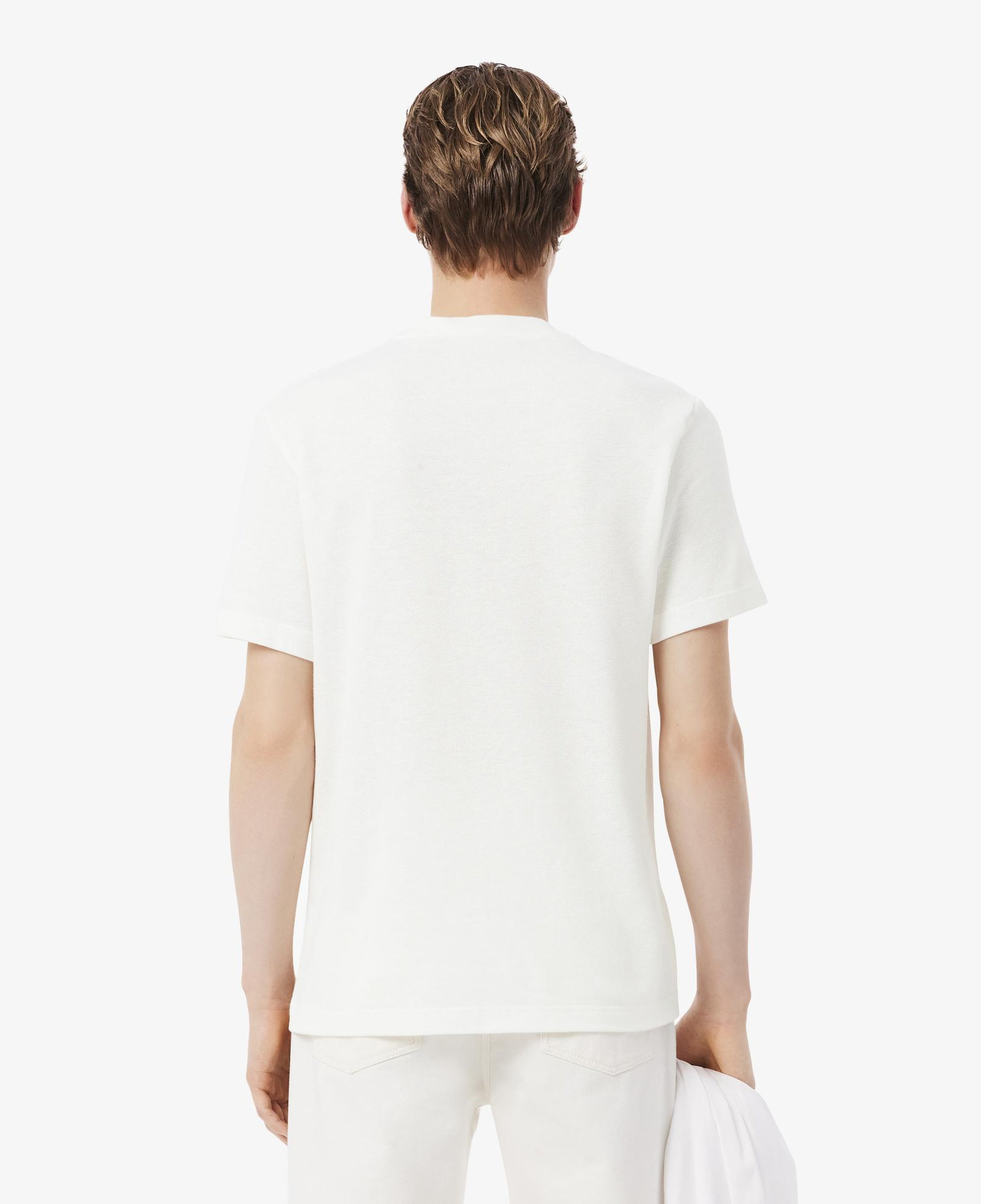 Erkek Classic Fit Bisiklet Yaka Beyaz T-Shirt