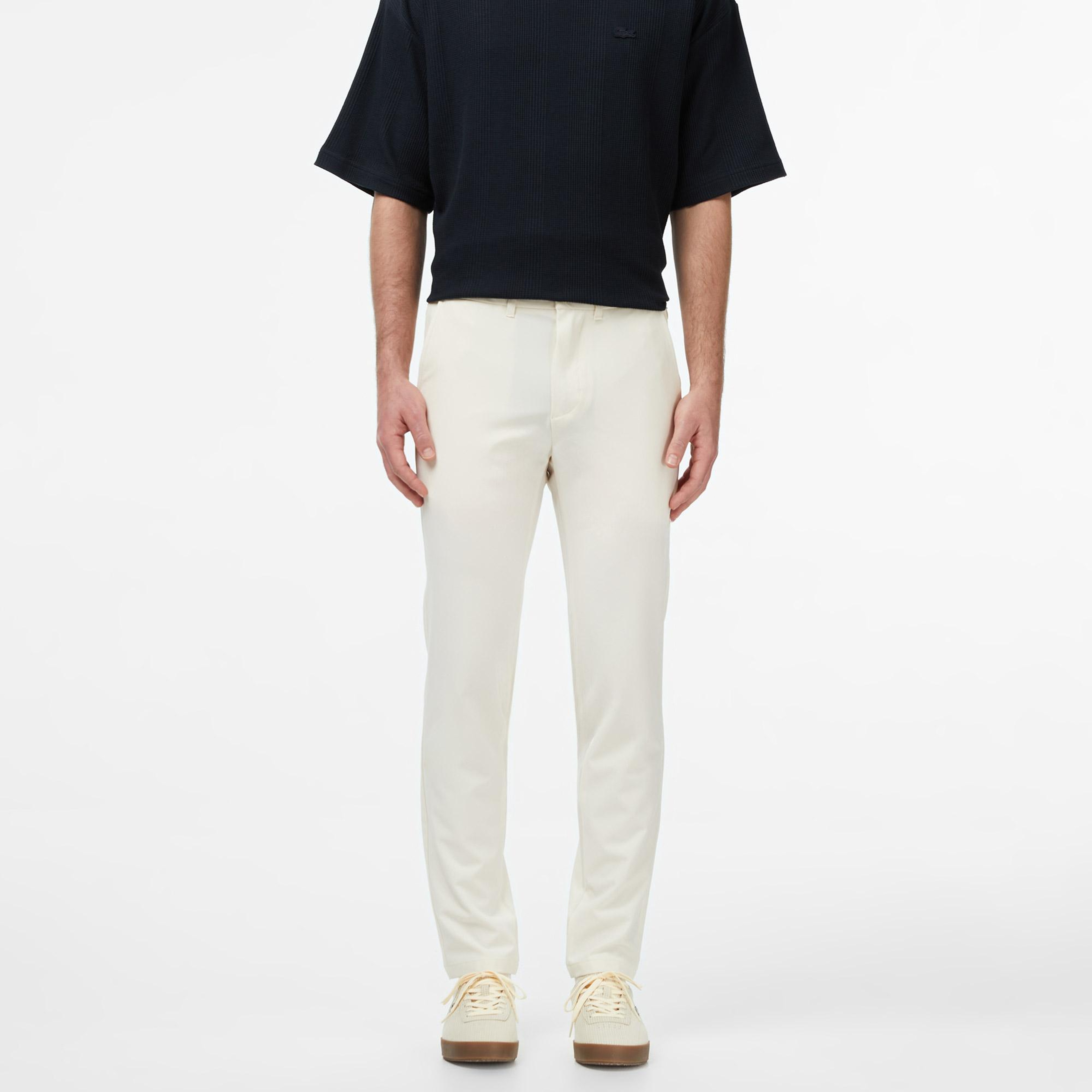 Erkek Krem Chino Pantolon