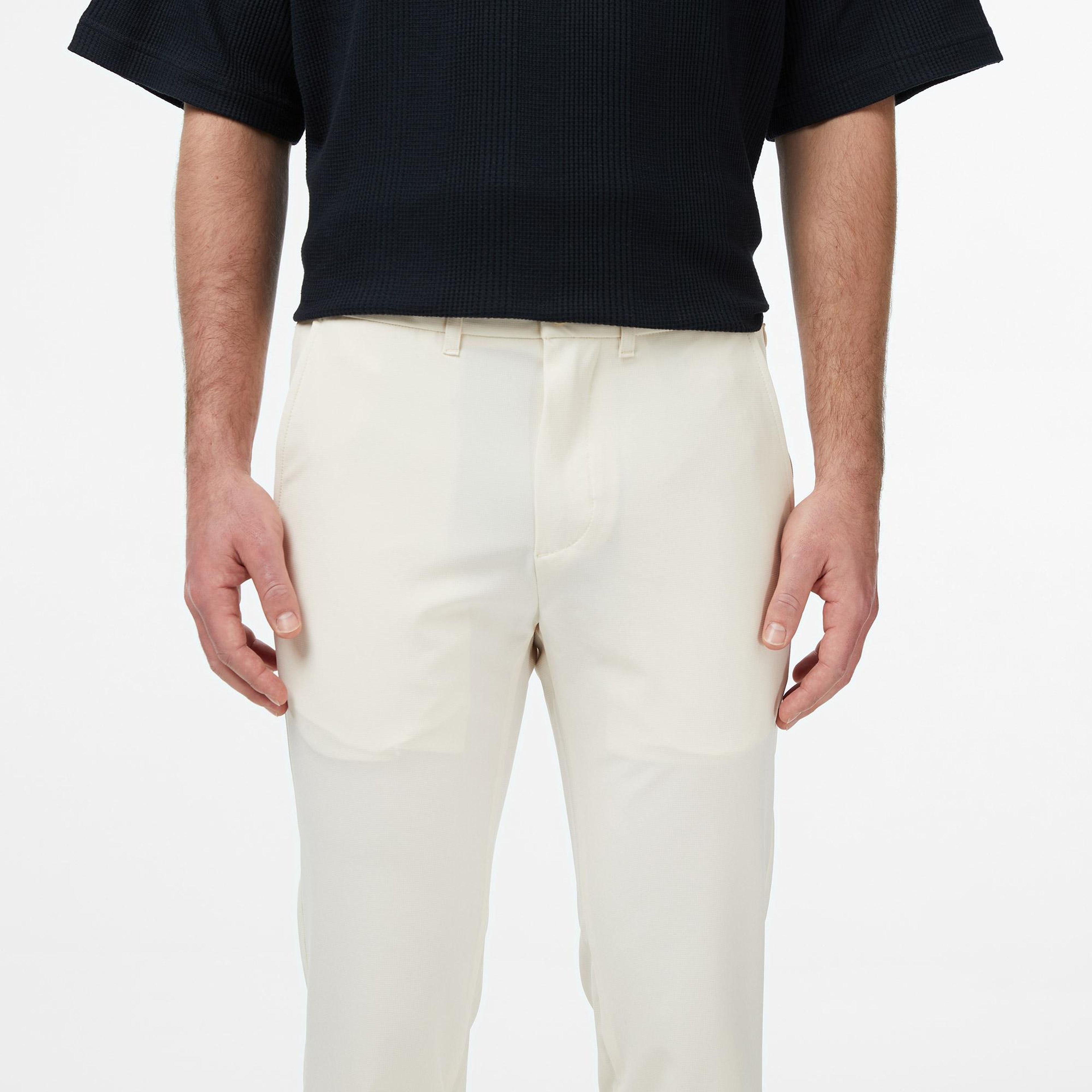 Erkek Krem Chino Pantolon