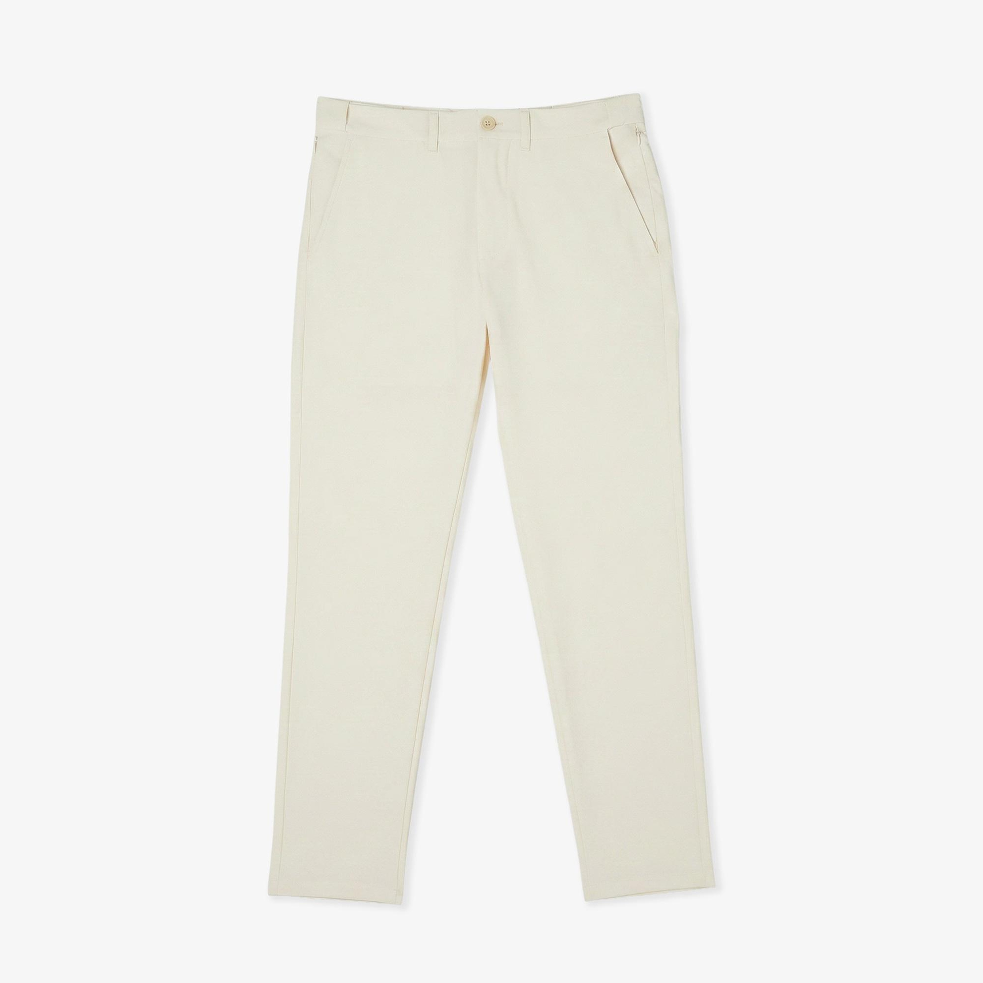 Erkek Krem Chino Pantolon