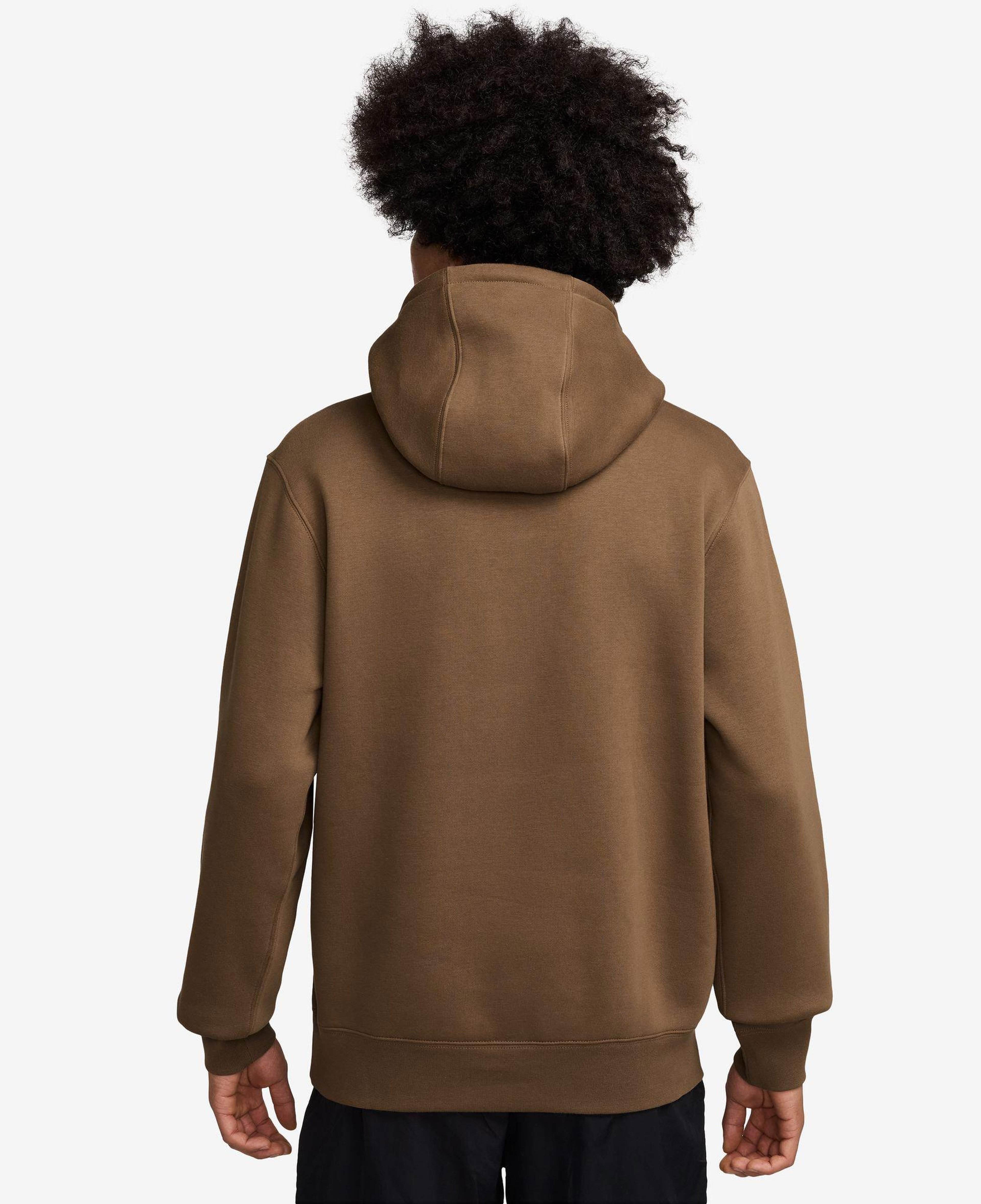 Nike Club Fleece Erkek Kahverengi Sweatshirt