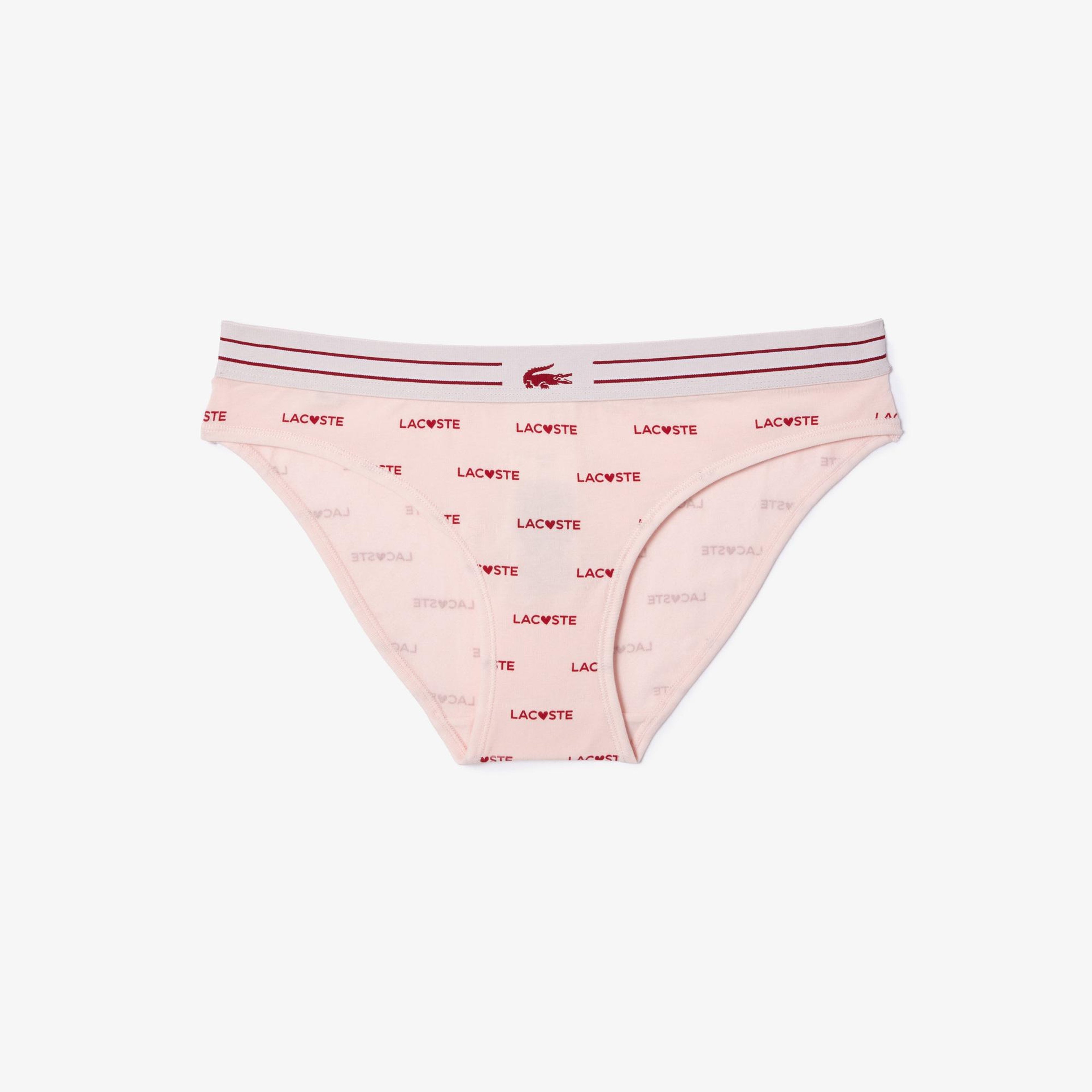 Lacoste Kadın Baskılı Pembe Külot