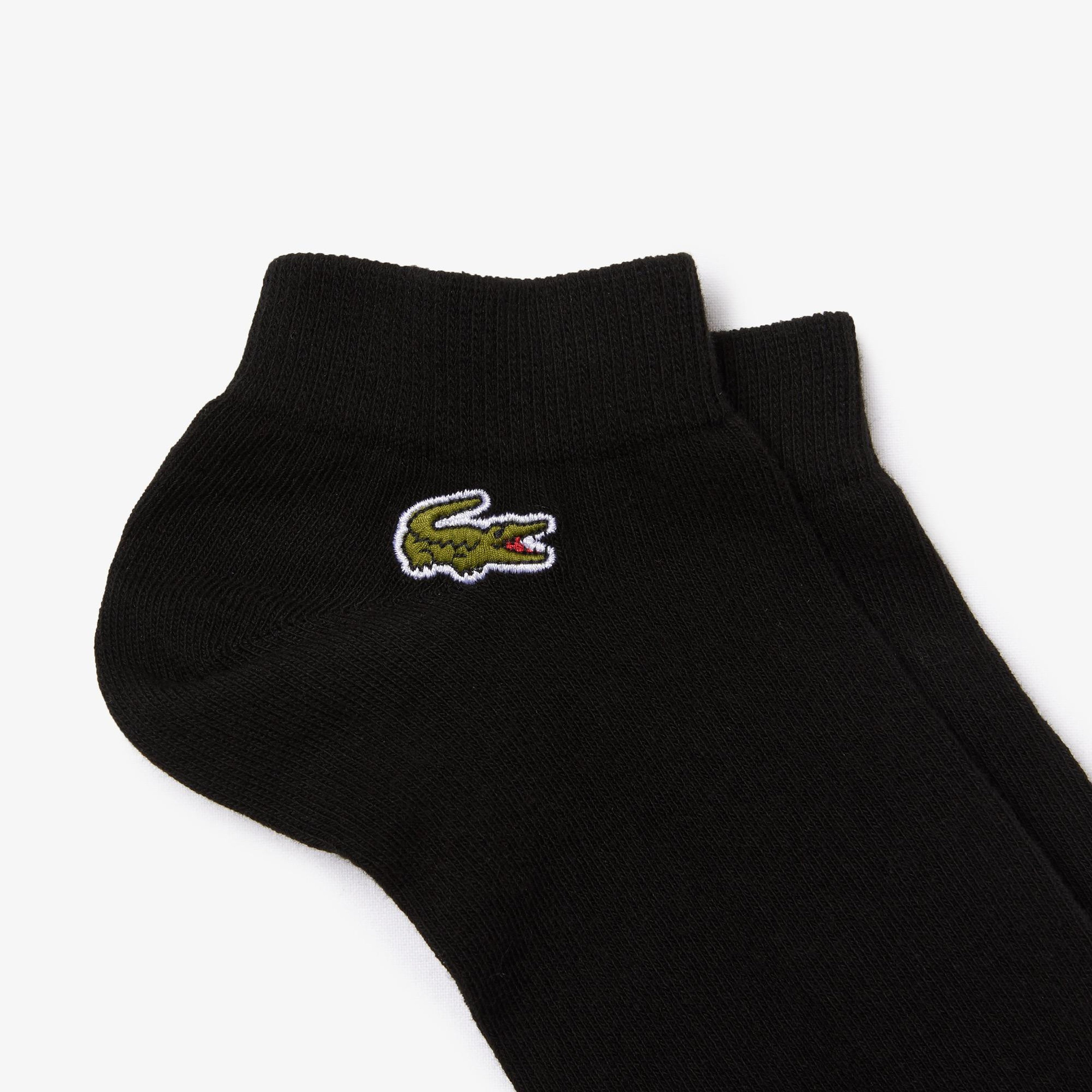 Lacoste Unisex 3'lü Siyah Çorap