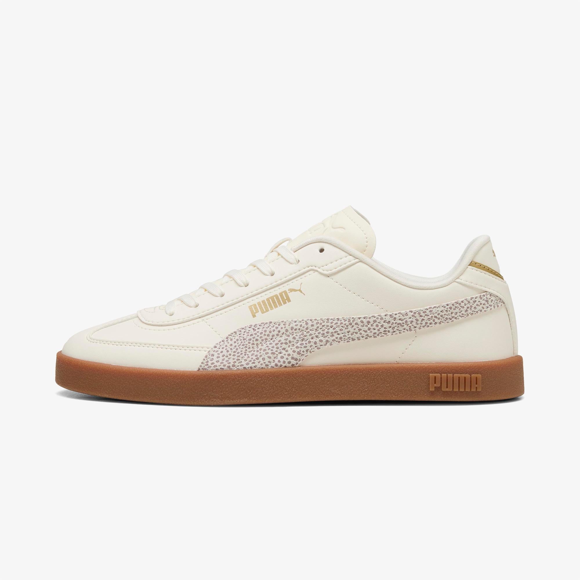 Puma Club II Era Topcat Kadın Krem Spor Ayakkabı
