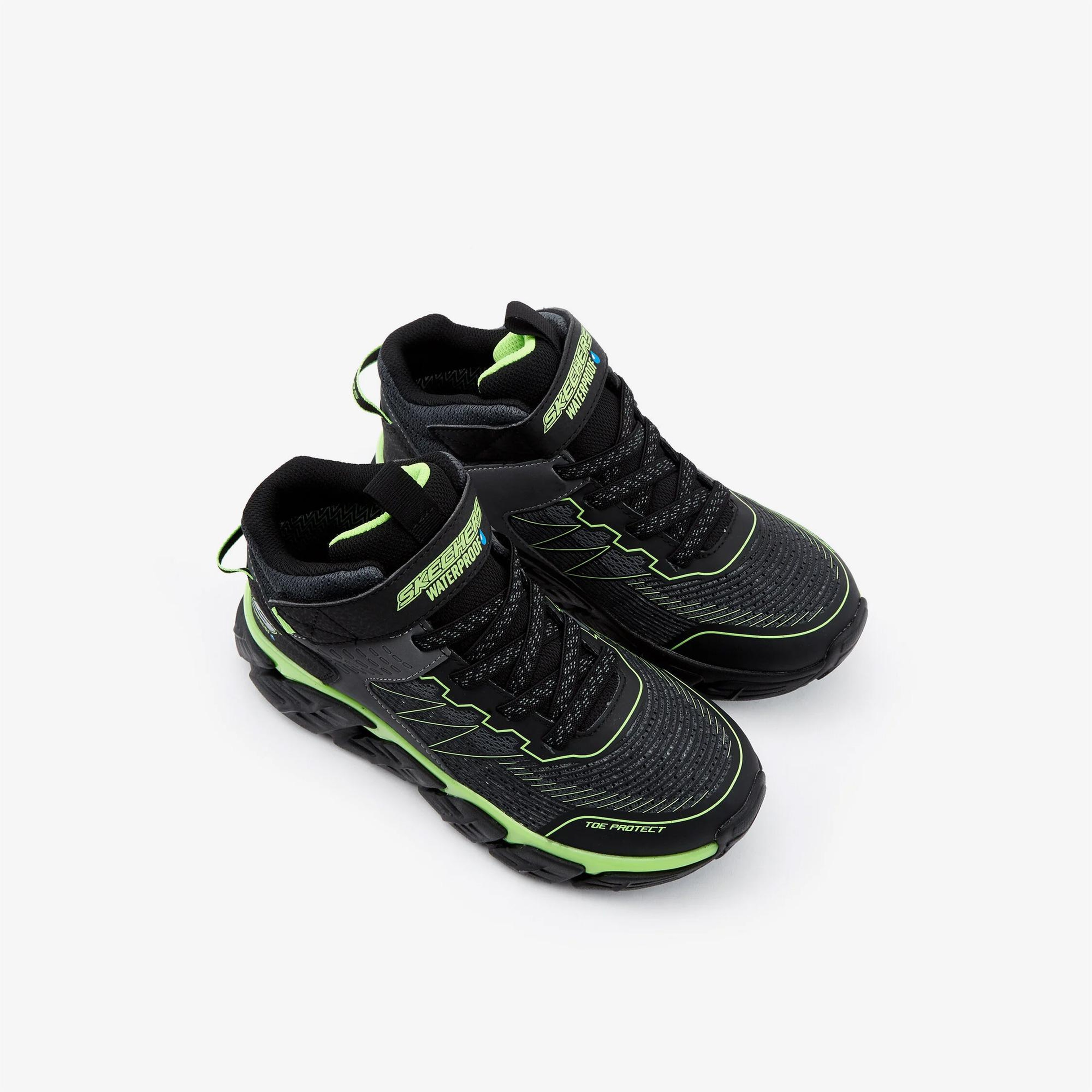 Skechers Tech-Grip Çocuk Siyah Bot