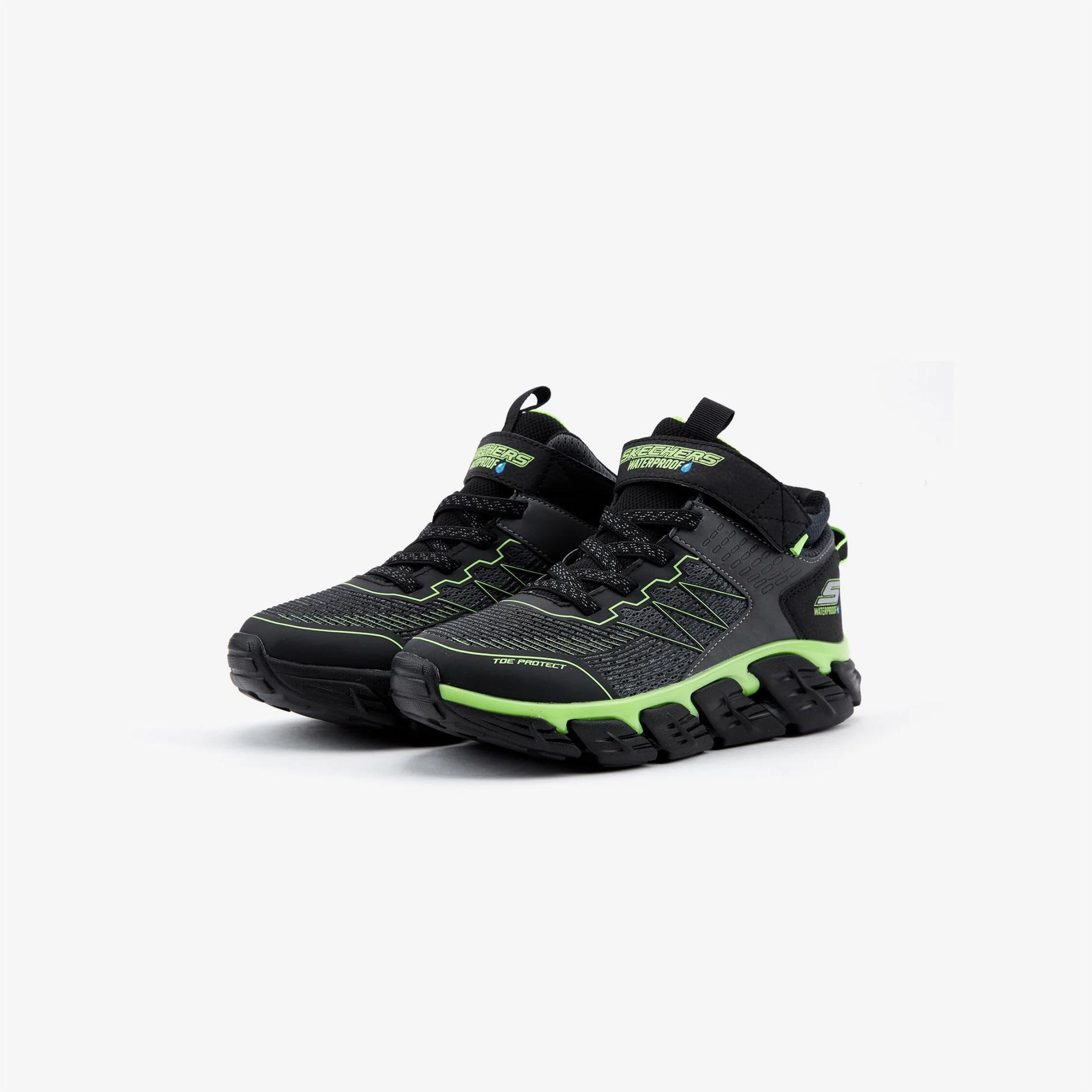 Skechers Tech-Grip Çocuk Siyah Bot