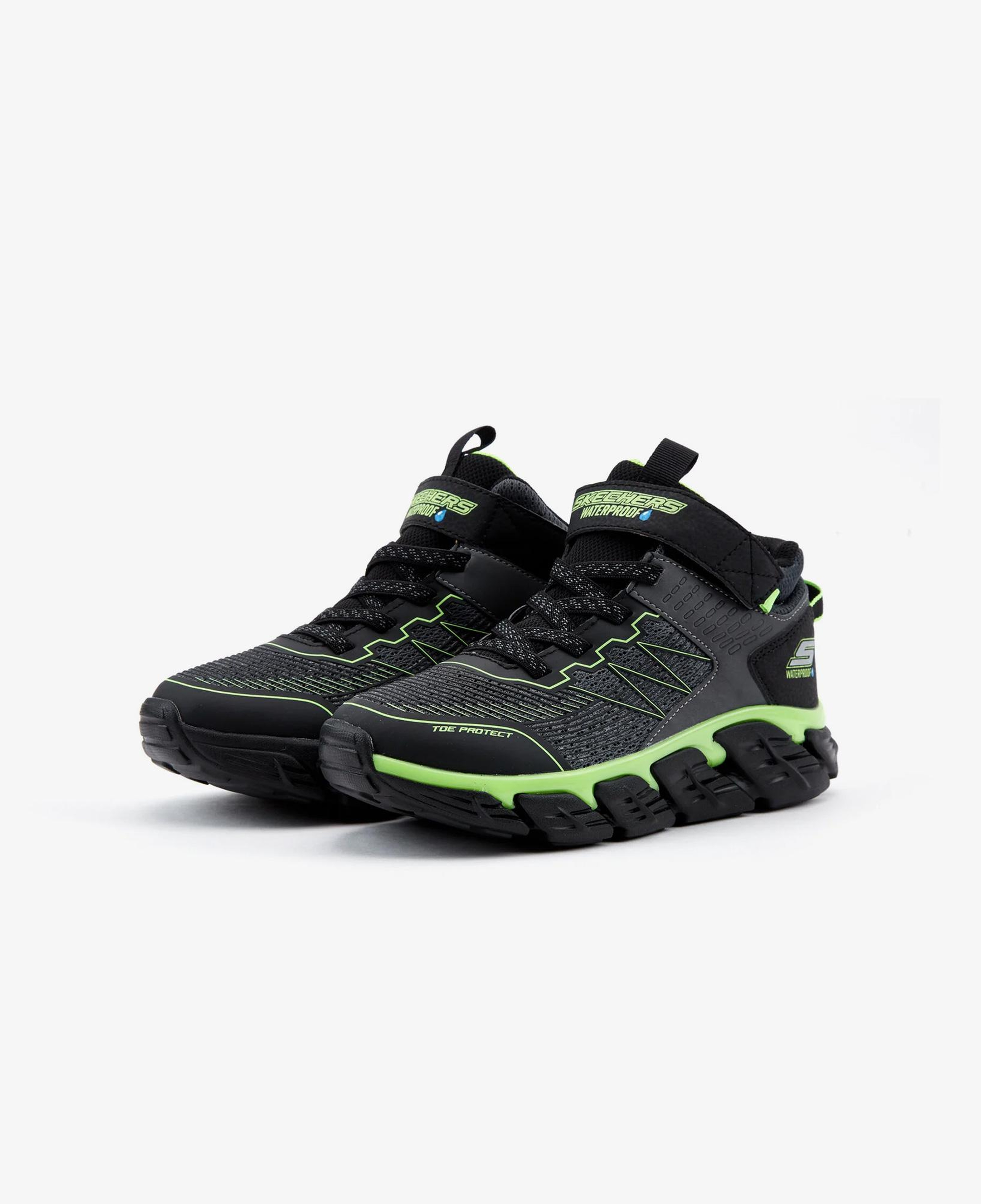 Skechers Tech-Grip Çocuk Siyah Bot
