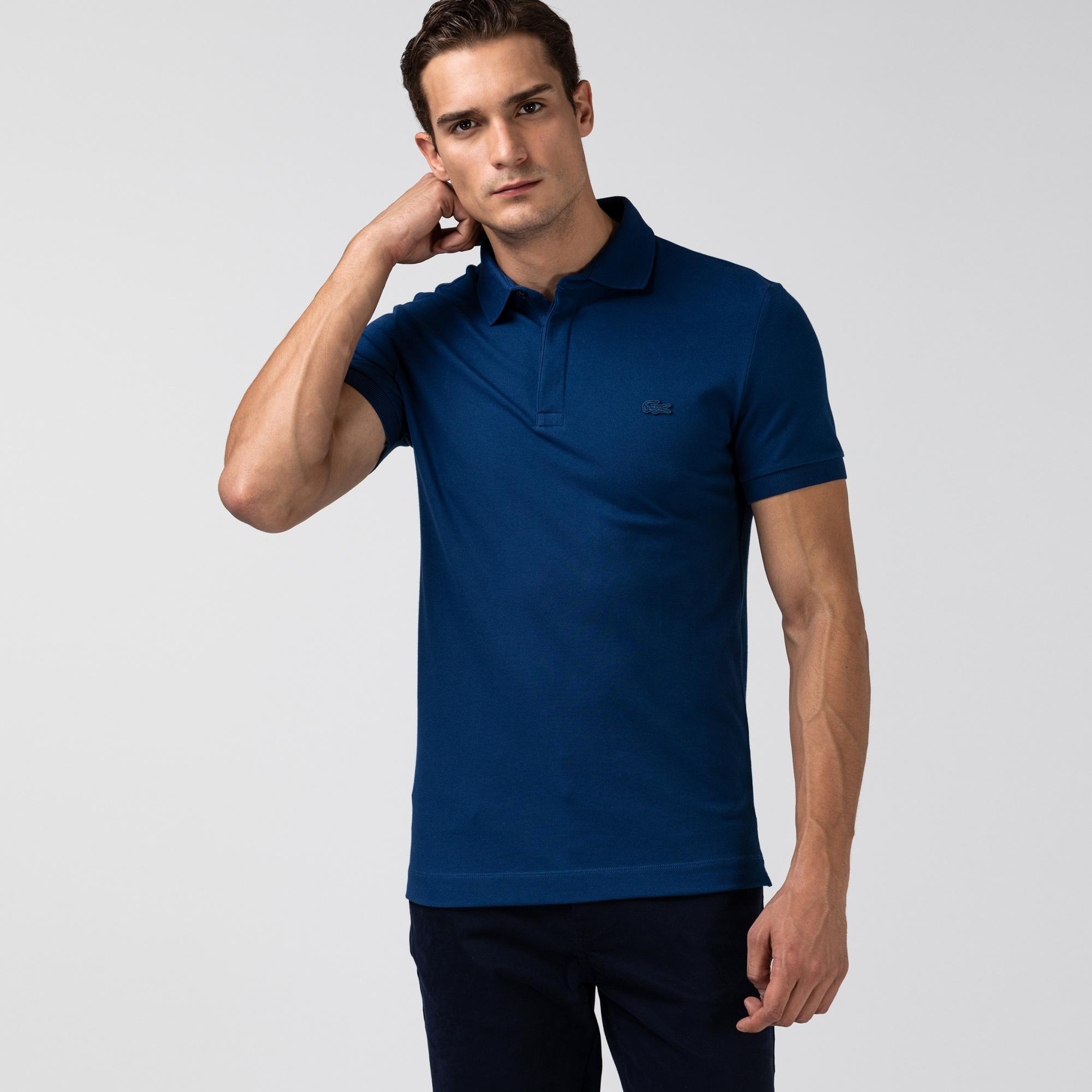 Erkek Regular Fit Lacivert Paris Polo