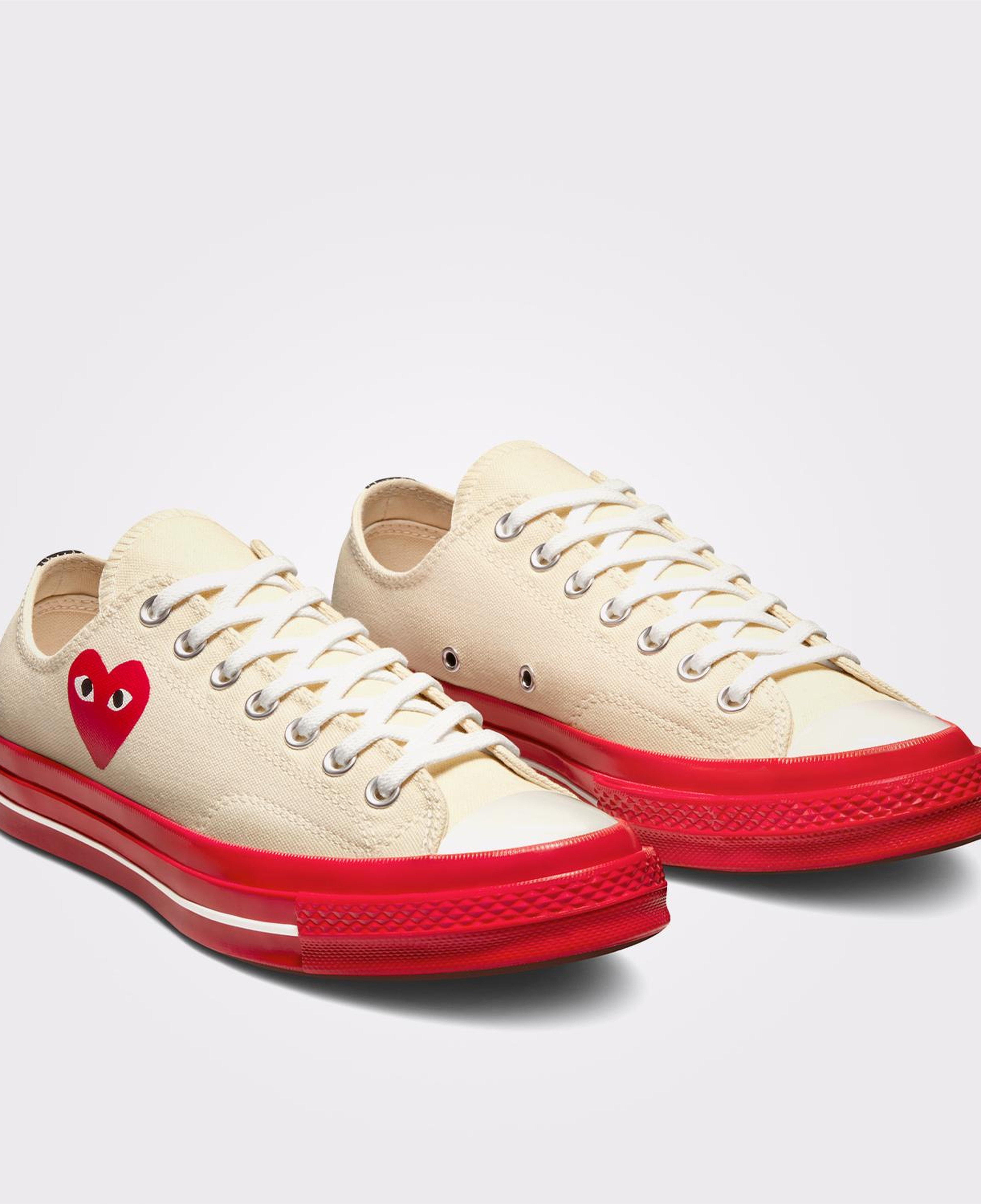 Converse X Comme Des Garçons Play Chuck 70 Unisex Krem Sneaker