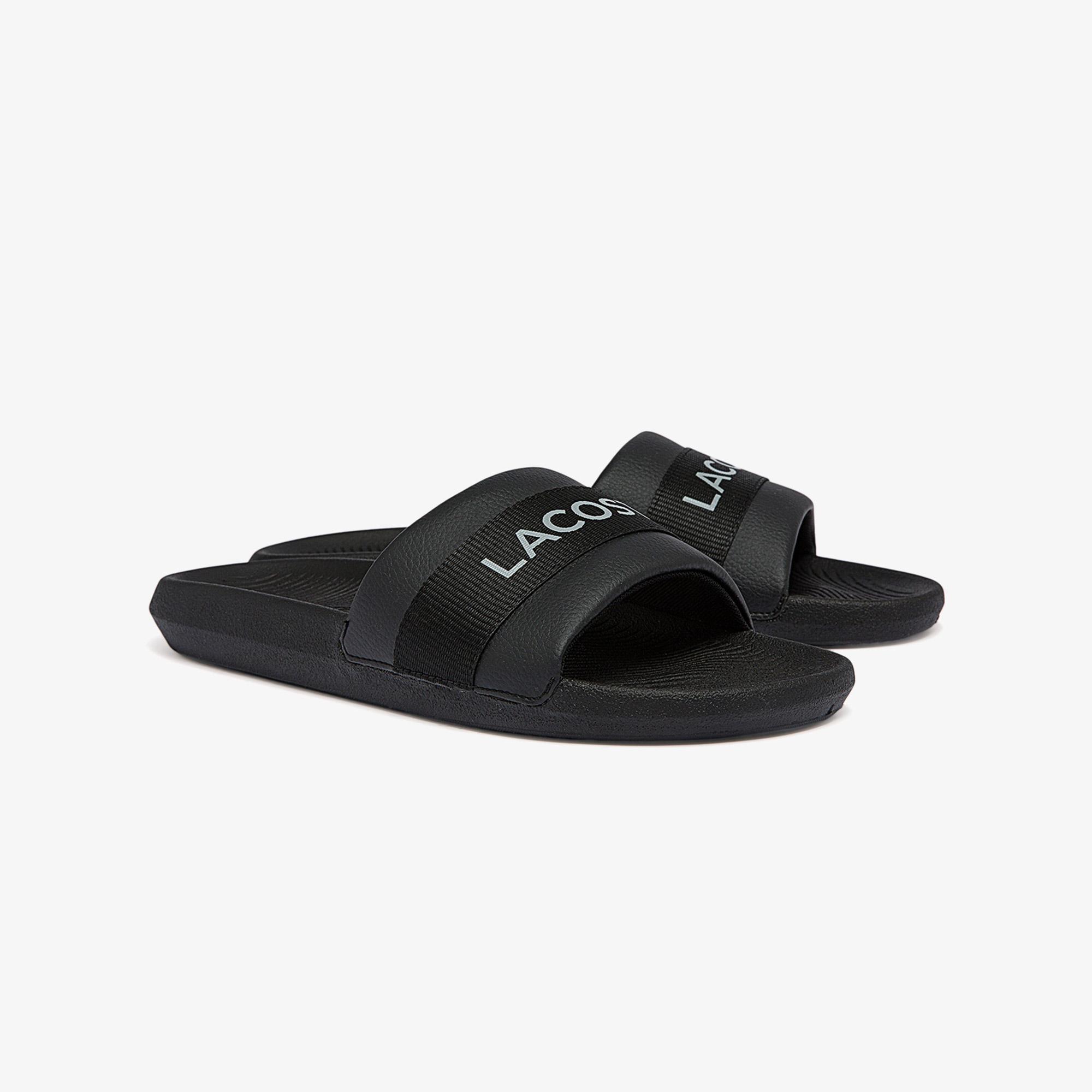 Croco Erkek Siyah Terlik
