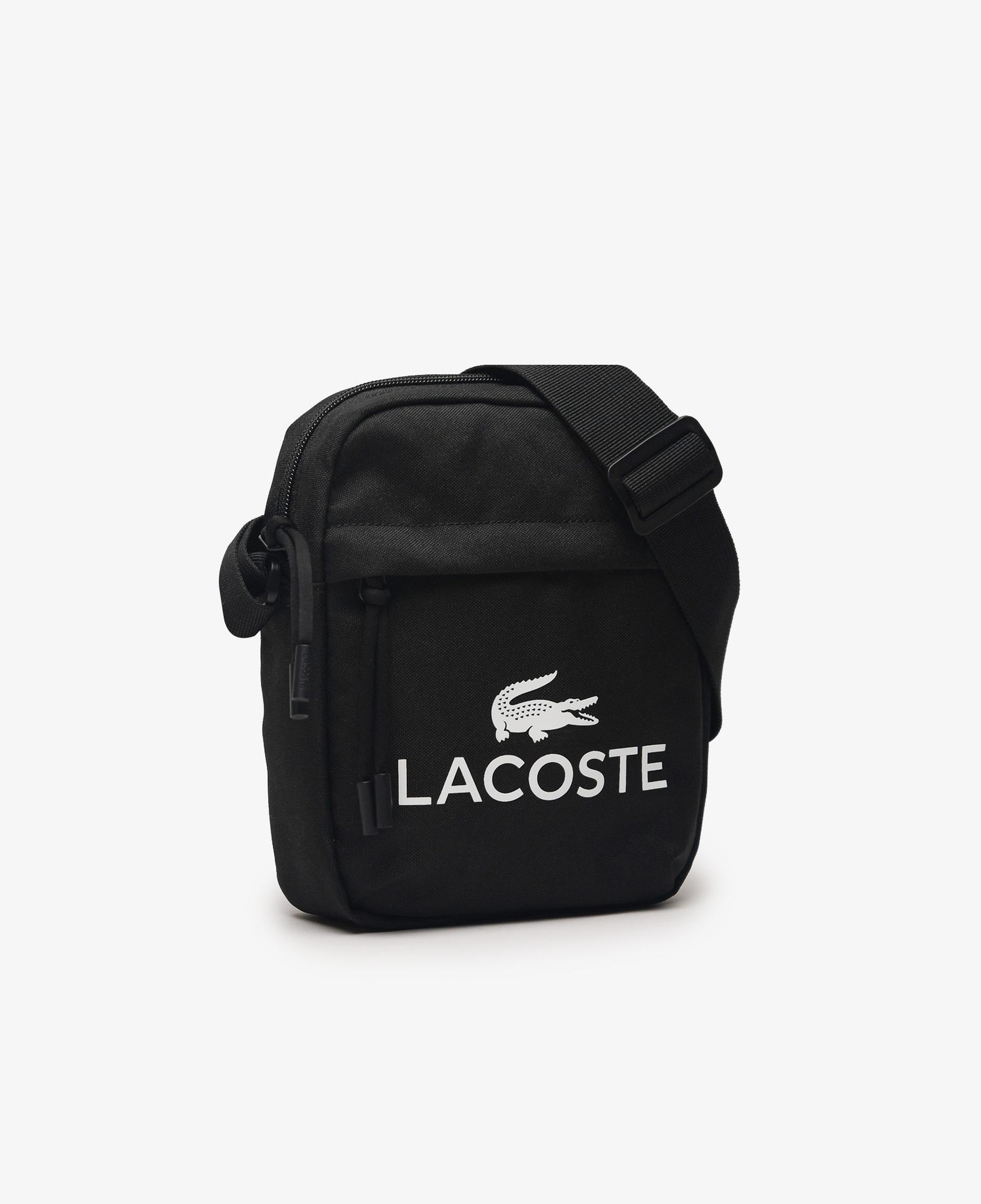 Lacoste Erkek Baskılı Siyah Postacı Çantası