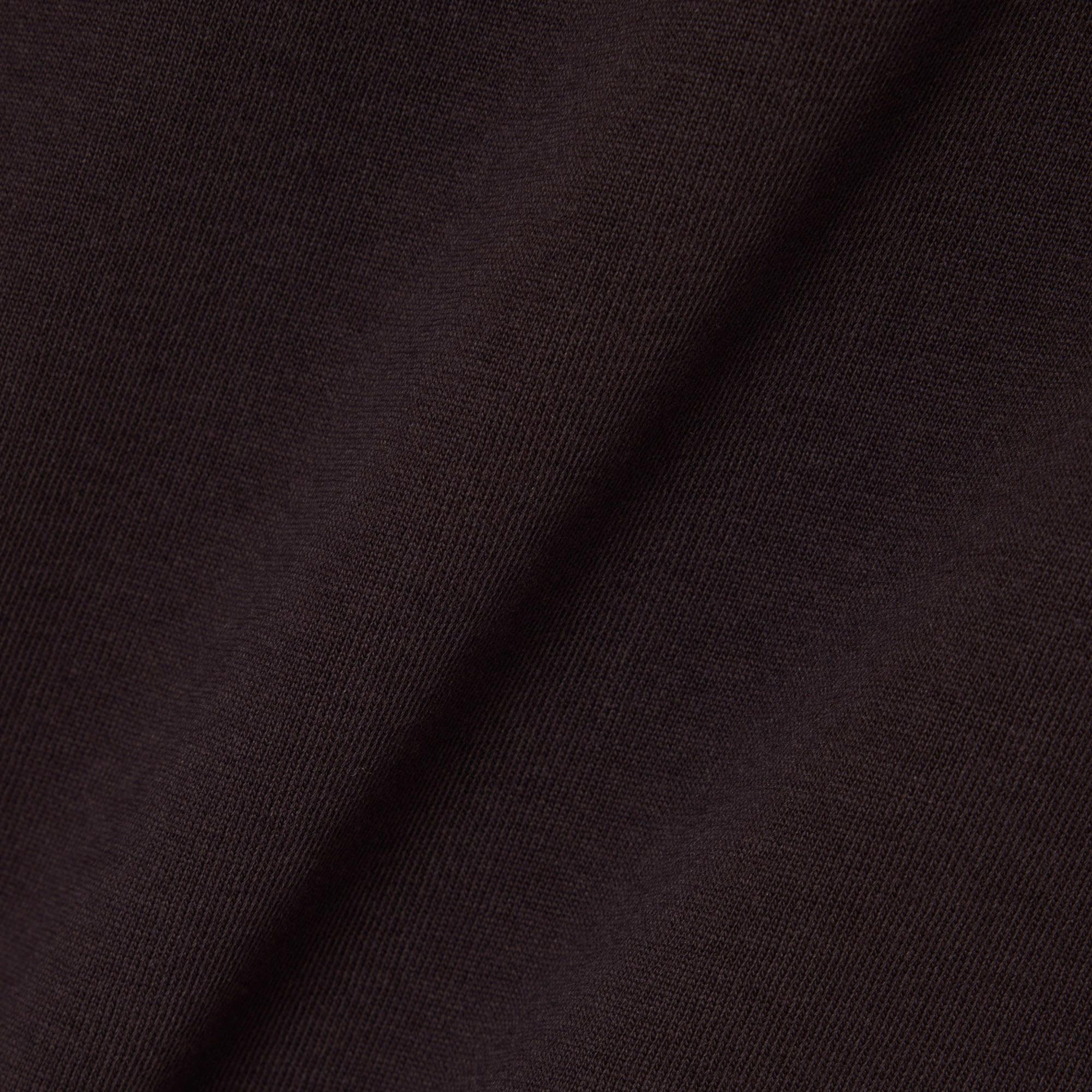 Erkek Loose Fit Bisiklet Yaka Kahverengi T-Shirt