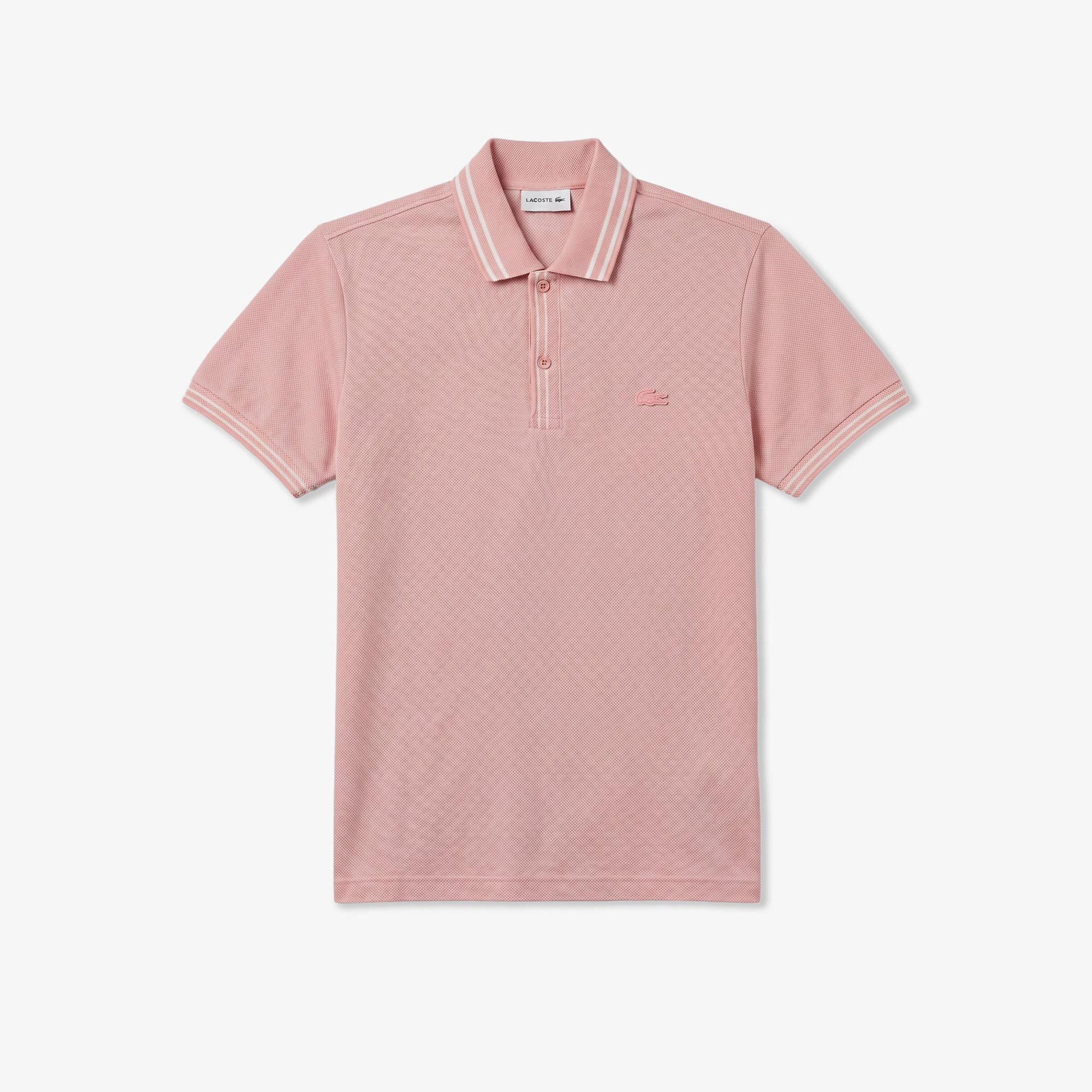 Erkek Regular Fit Pembe Polo