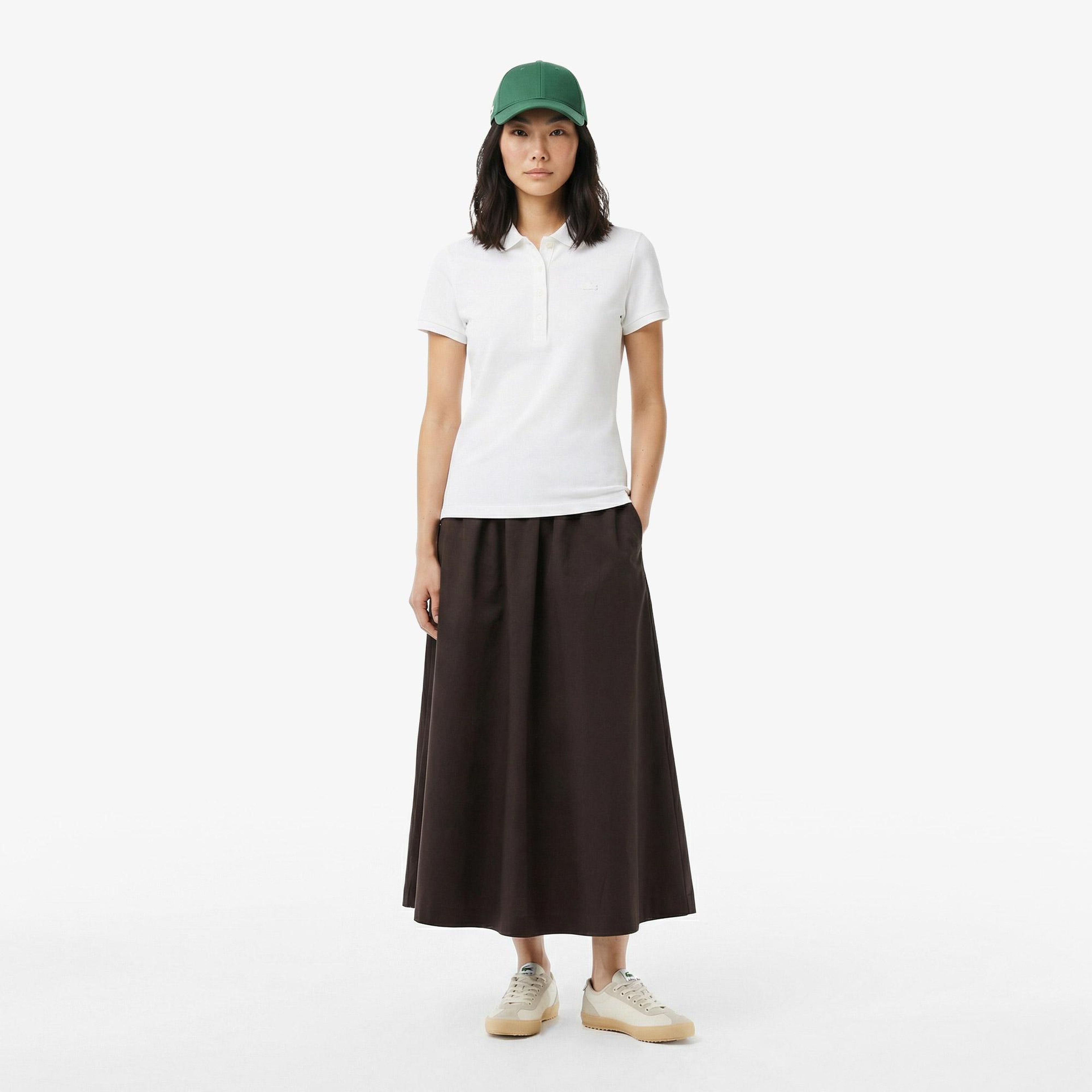 Kadın Flare Fit Kahverengi Etek