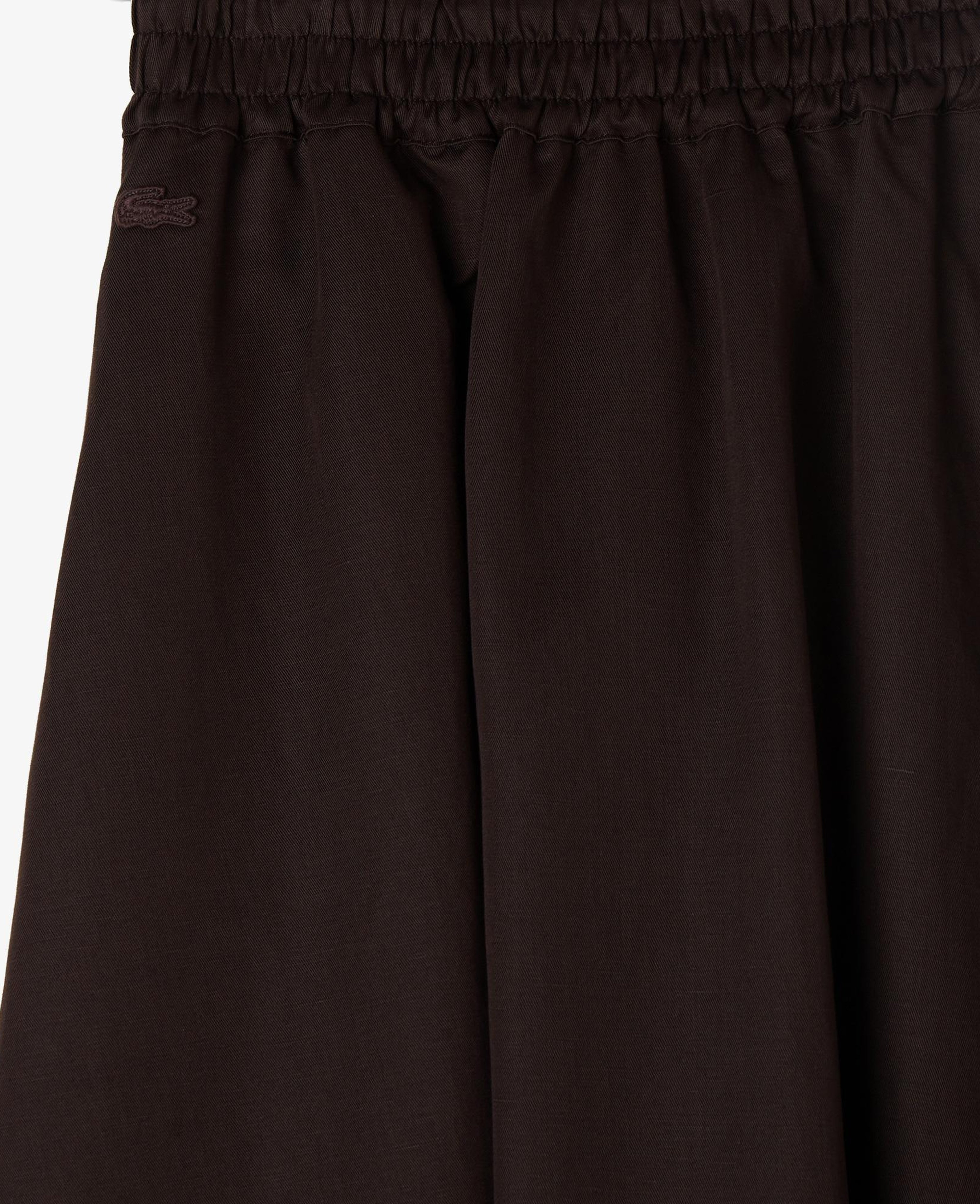 Kadın Flare Fit Kahverengi Etek