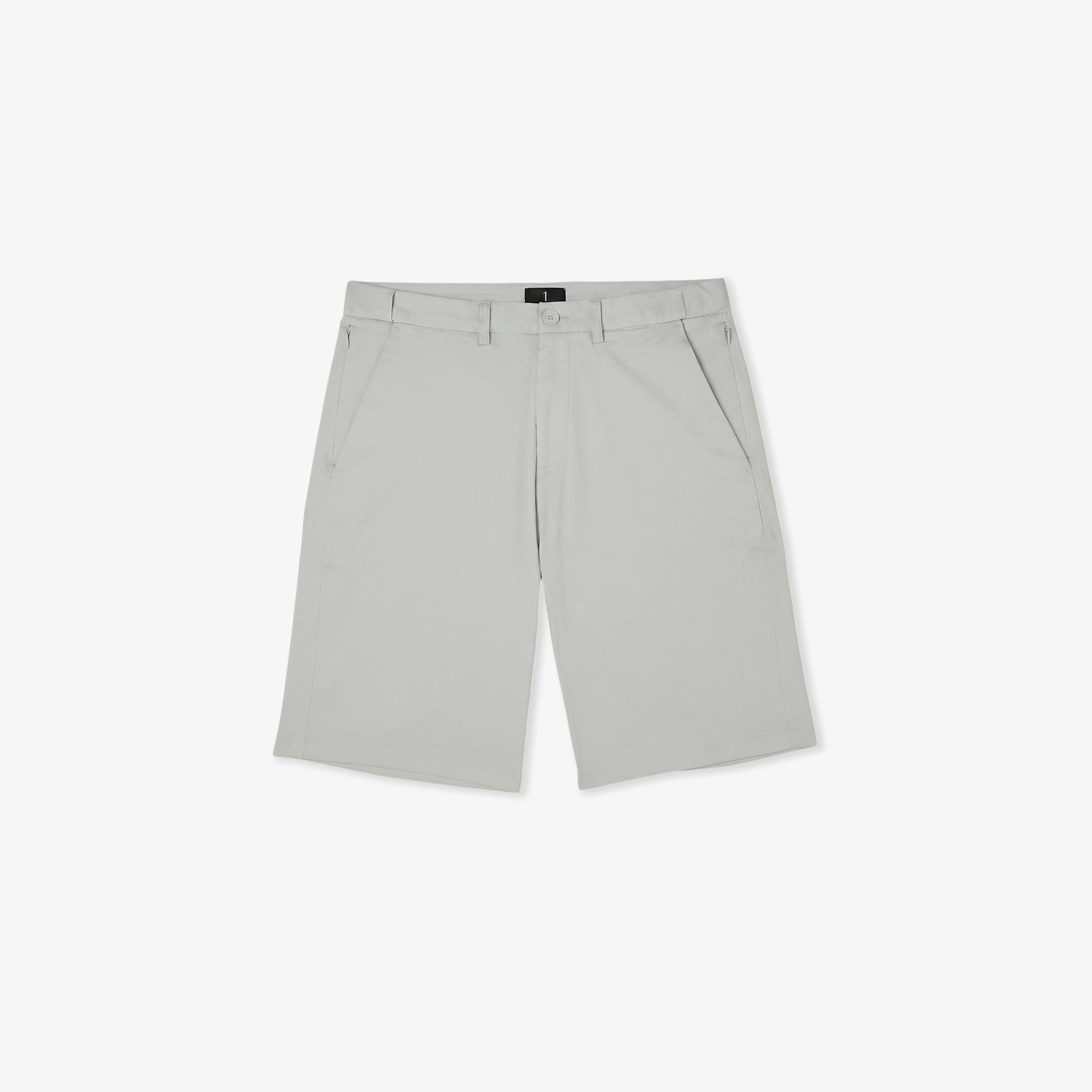 Erkek Regular Fit Gri Bermuda Şort