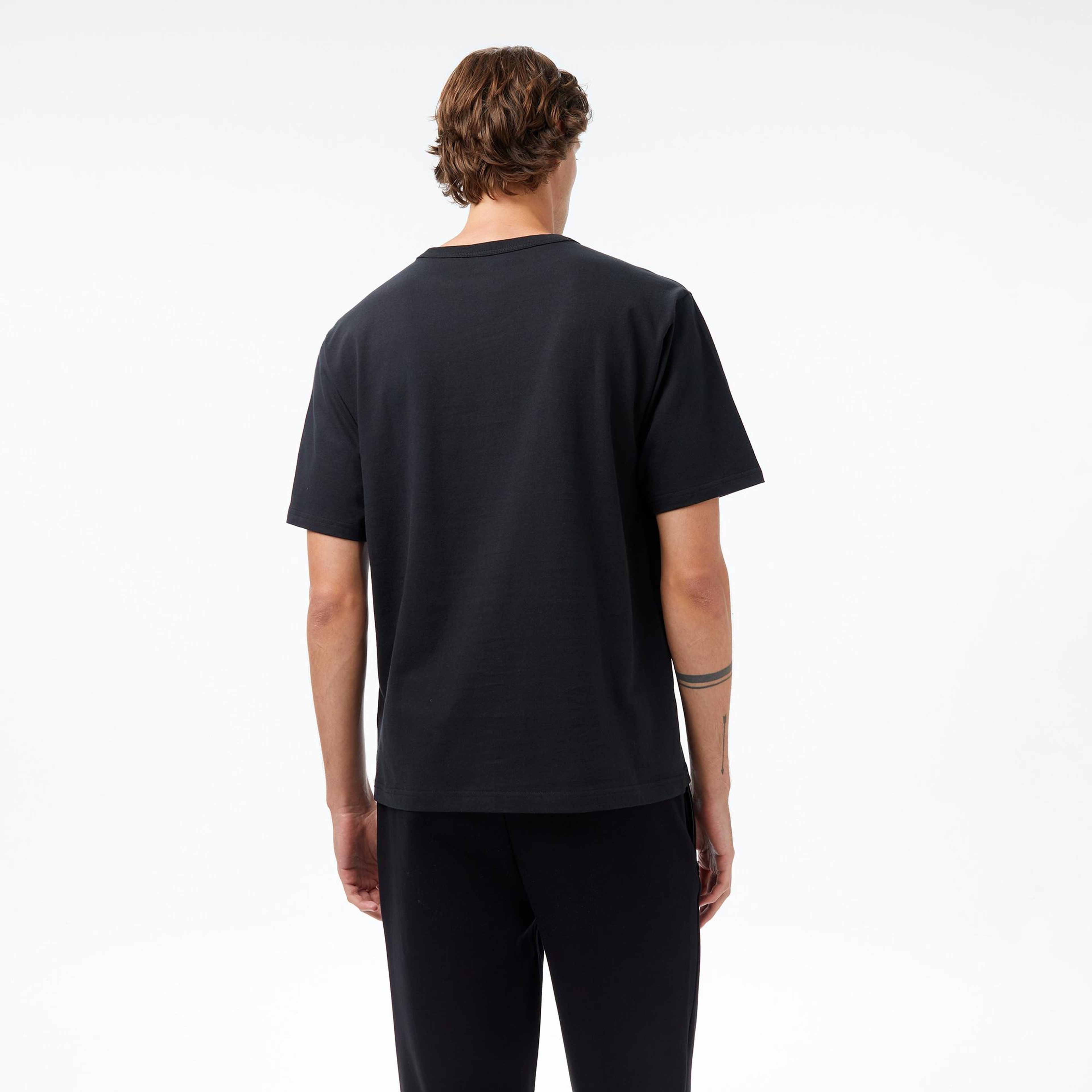 Converse Baskılı Erkek Siyah T-Shirt