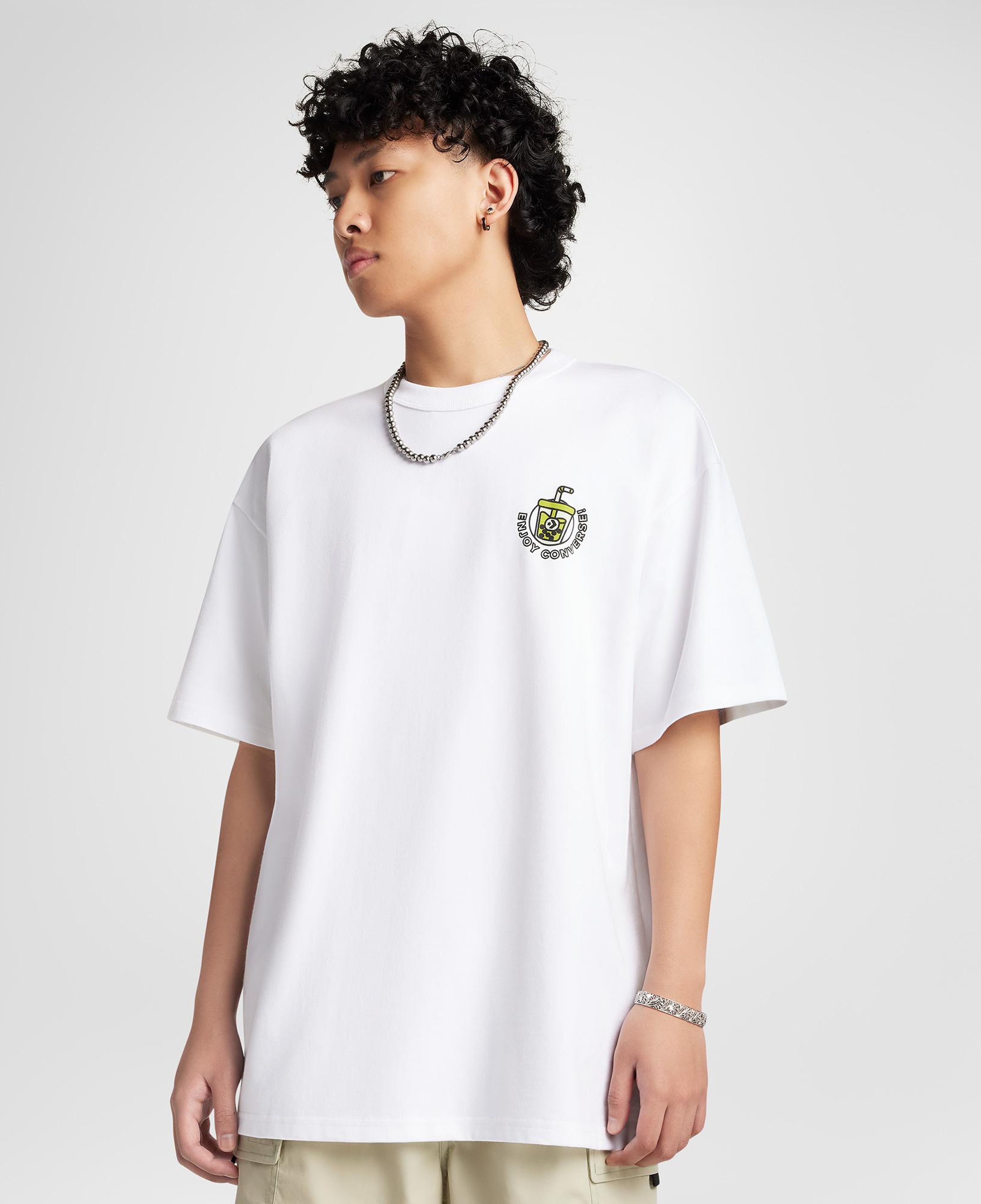 Converse Erkek Beyaz T-Shirt