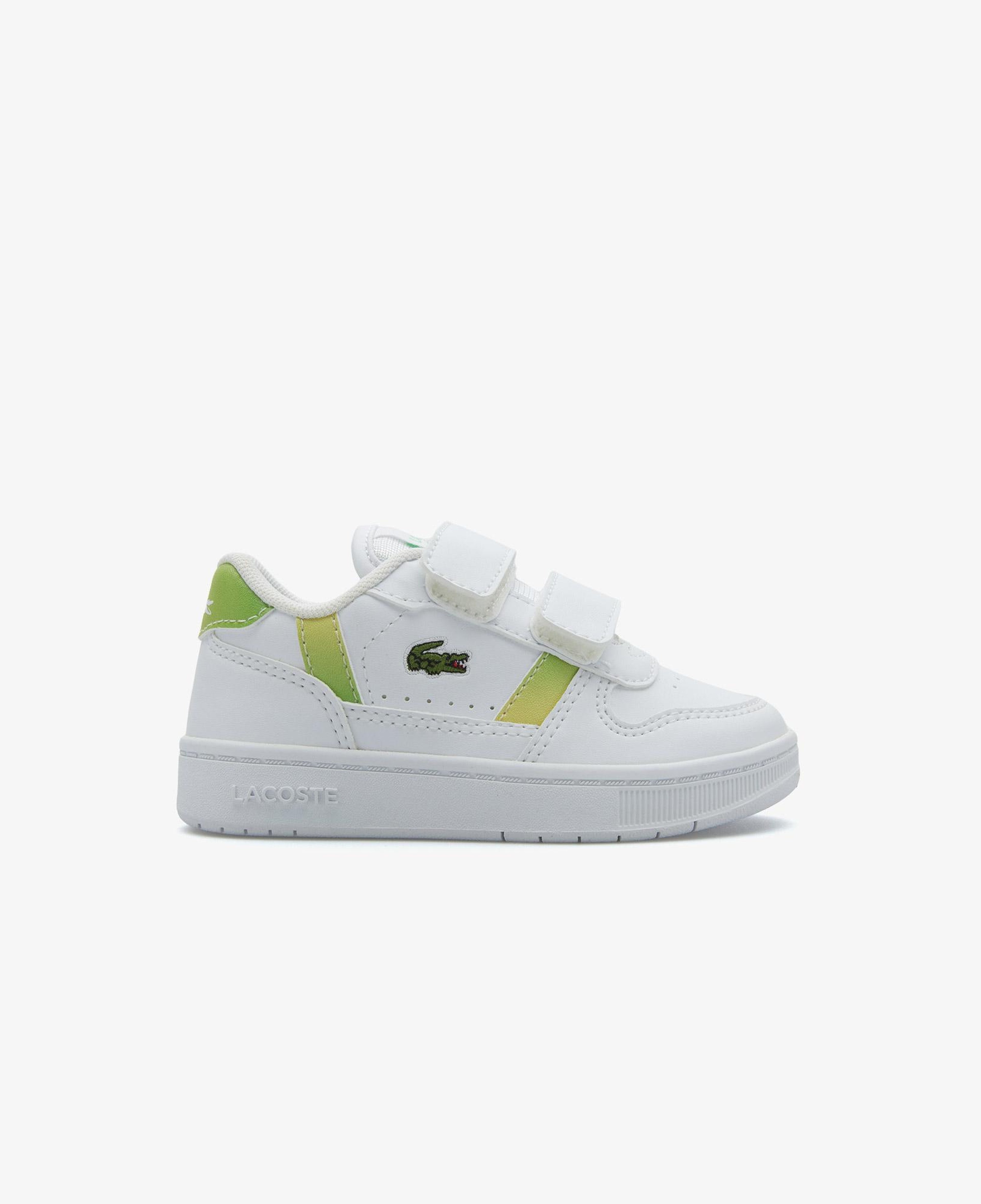 Lacoste T-Clip Çocuk Beyaz Cırt Cırtlı Sneaker