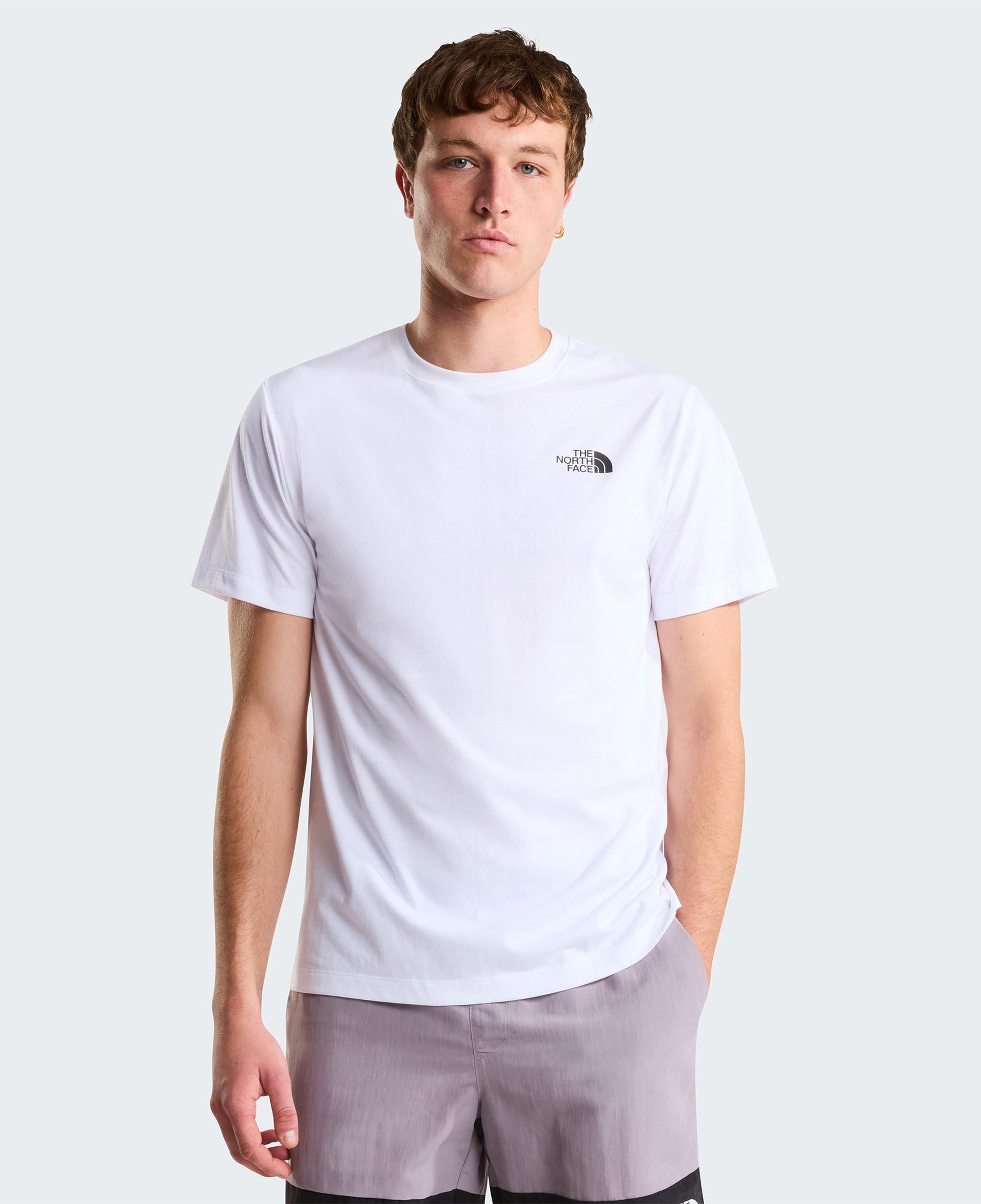 The North Face Monte Regular Short Sleeve Graphic Erkek Beyaz T-Shirt
