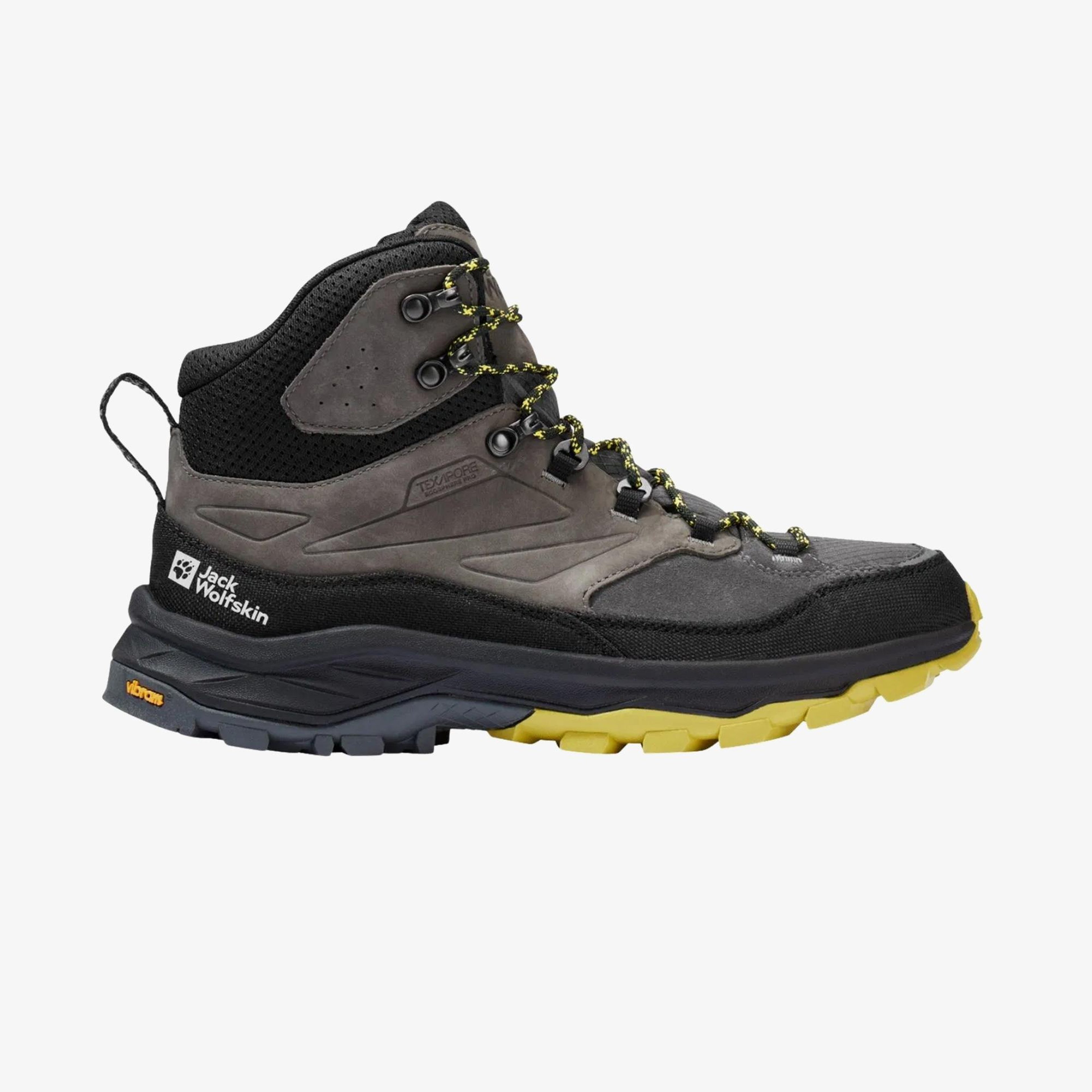 Jack Wolfskin Cyrox Texapore Mid Erkek Gri Outdoor Bot