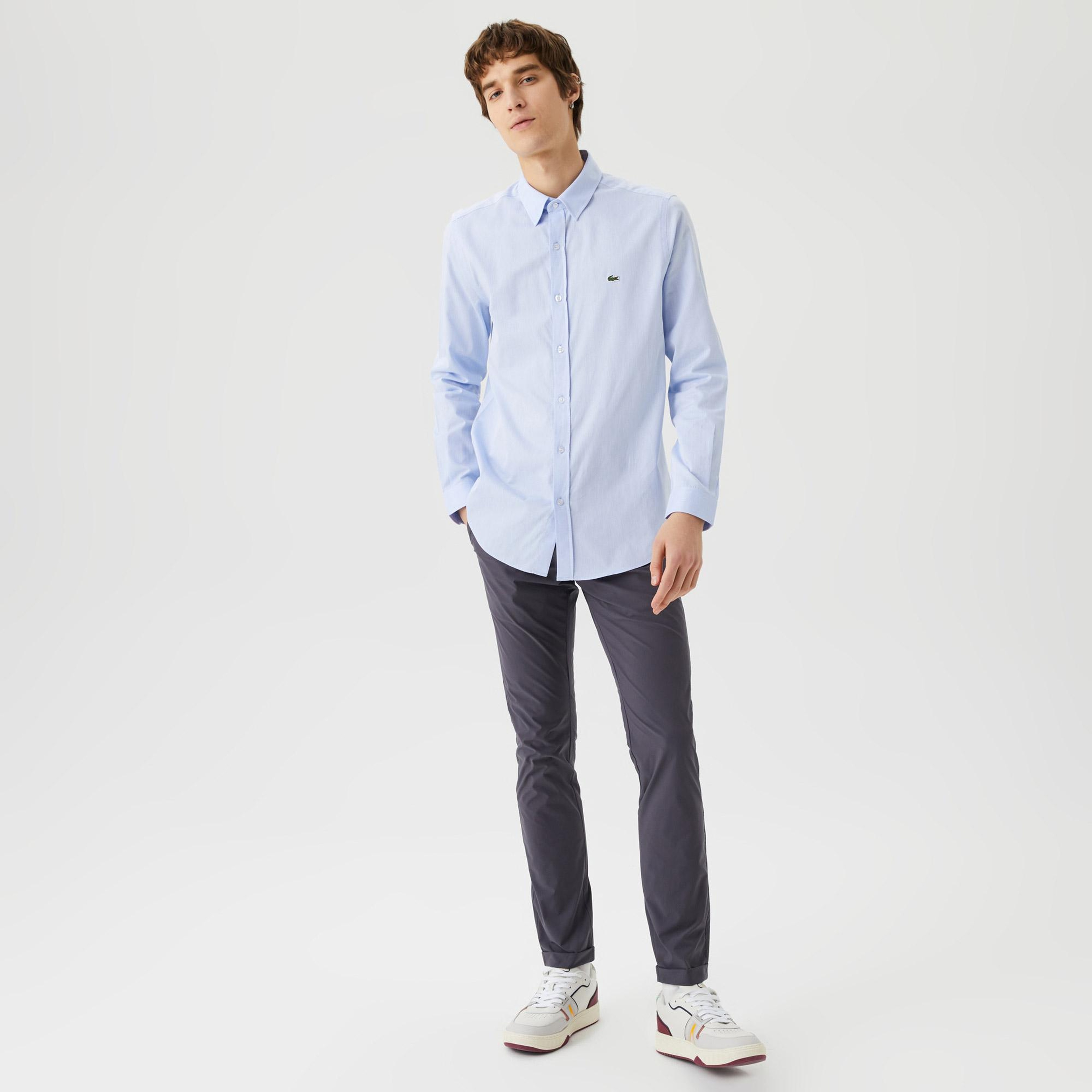 Erkek Slim Fit Koyu Gri Pantolon