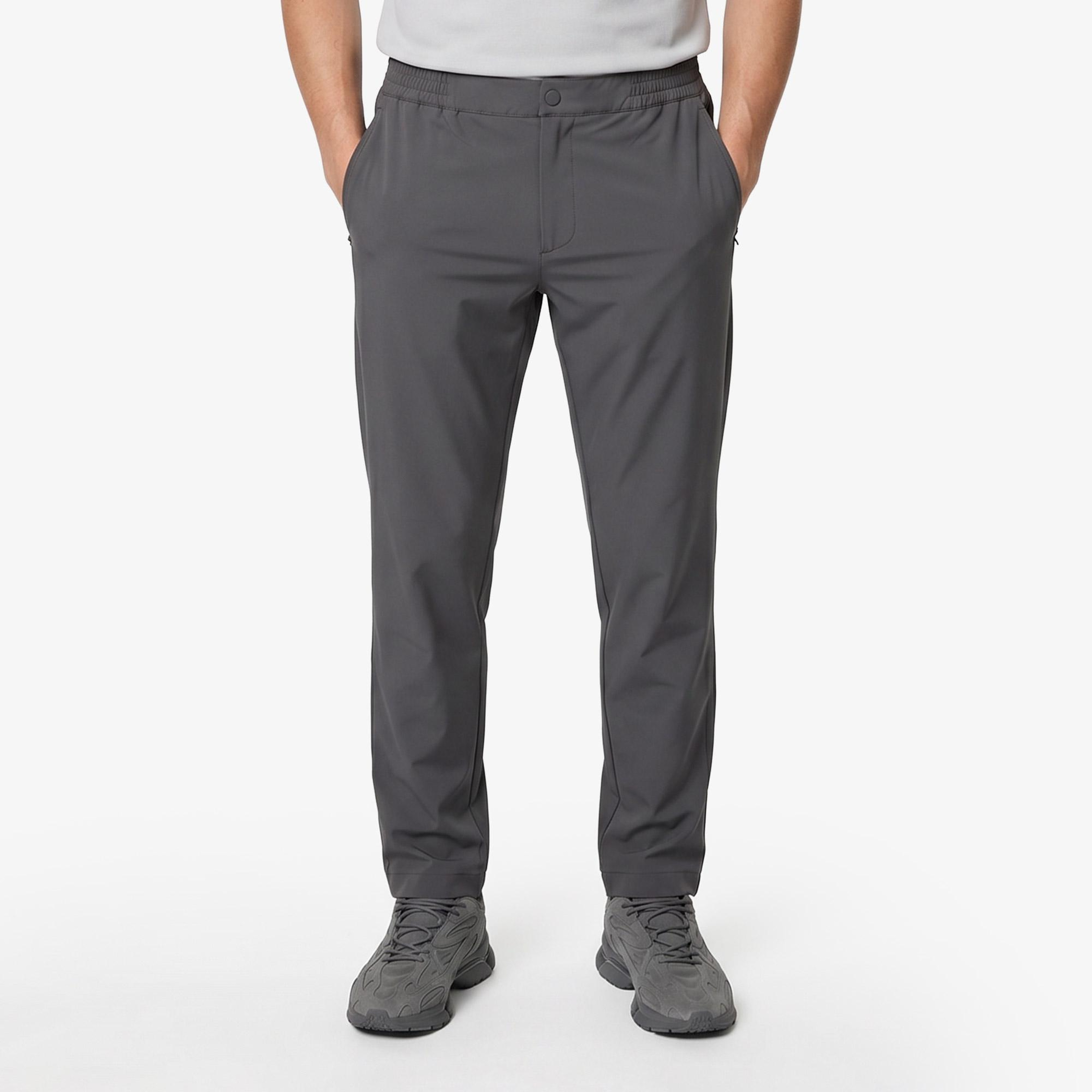Erkek Slim Fit Koyu Gri Pantolon