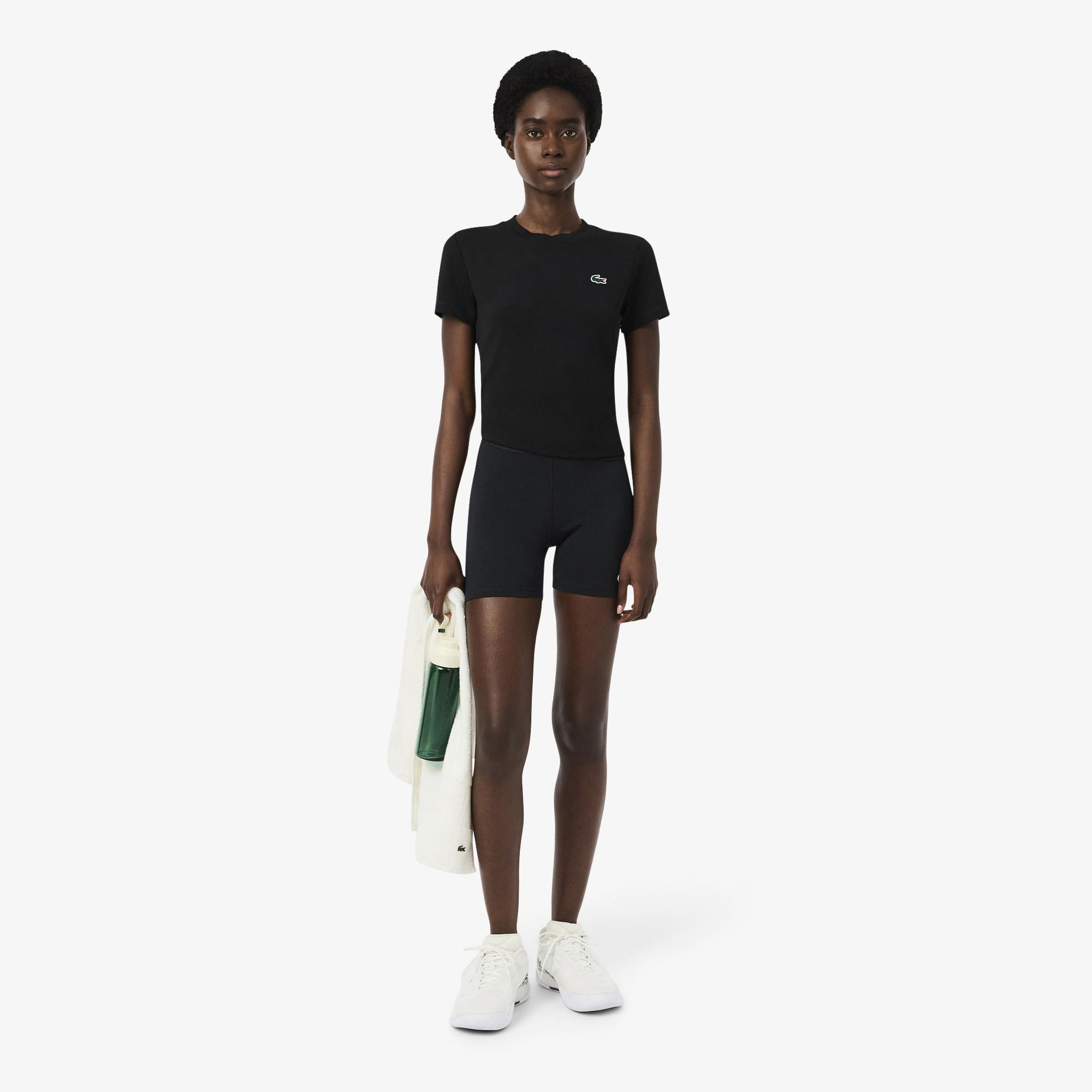 Kadın Slim Fit Siyah Tayt