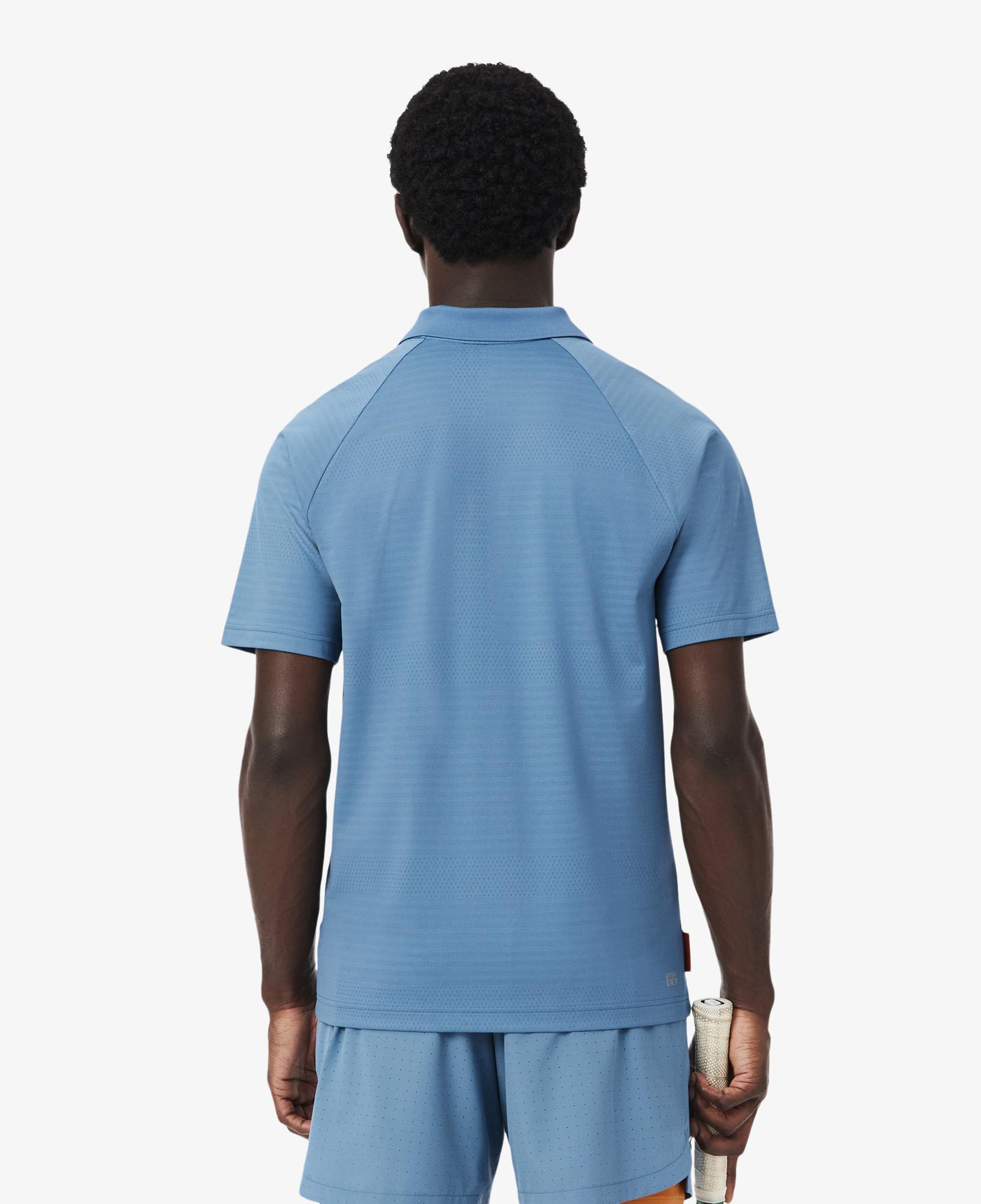 Roland-Garros Erkek Slim Fit Mavi Polo