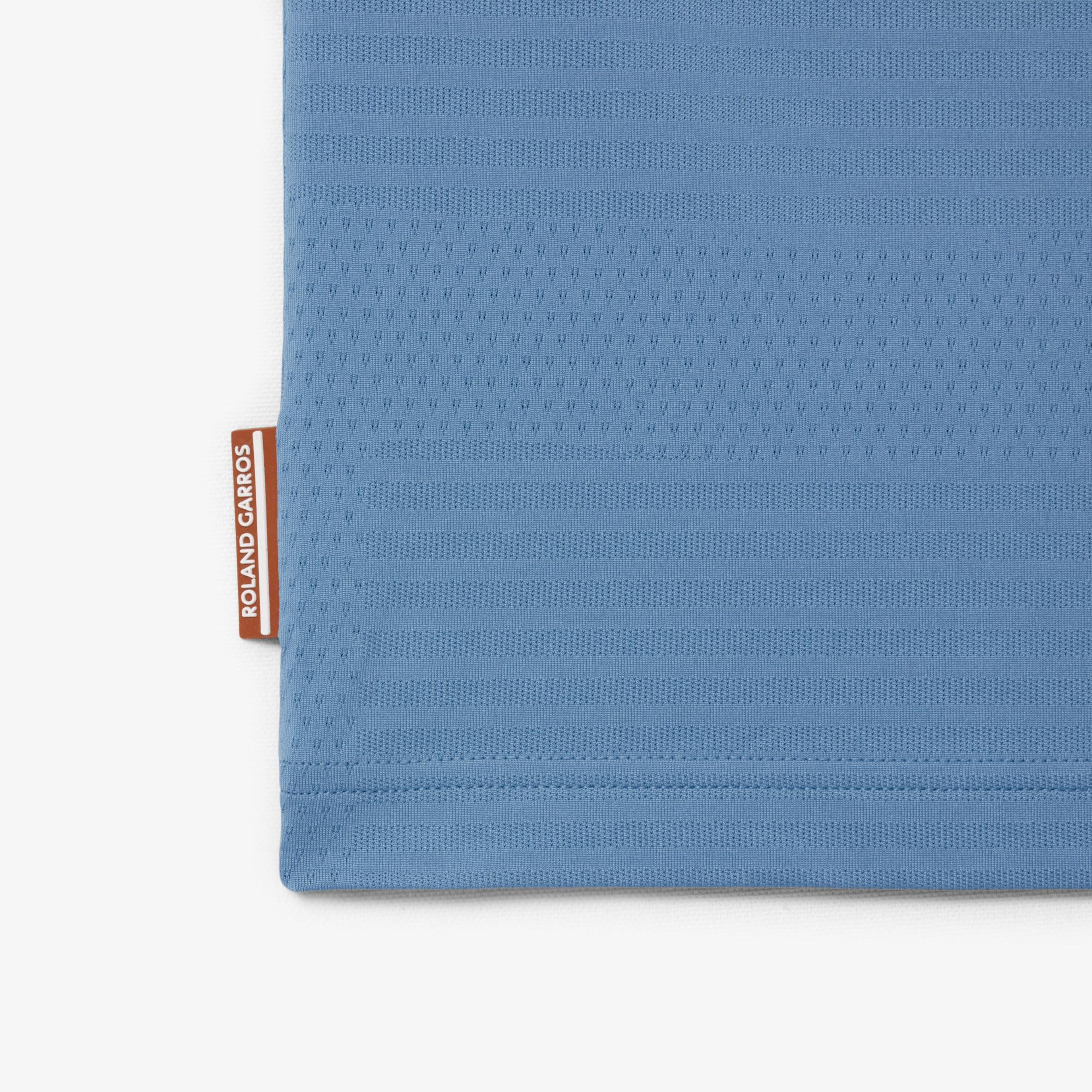 Roland-Garros Erkek Slim Fit Mavi Polo