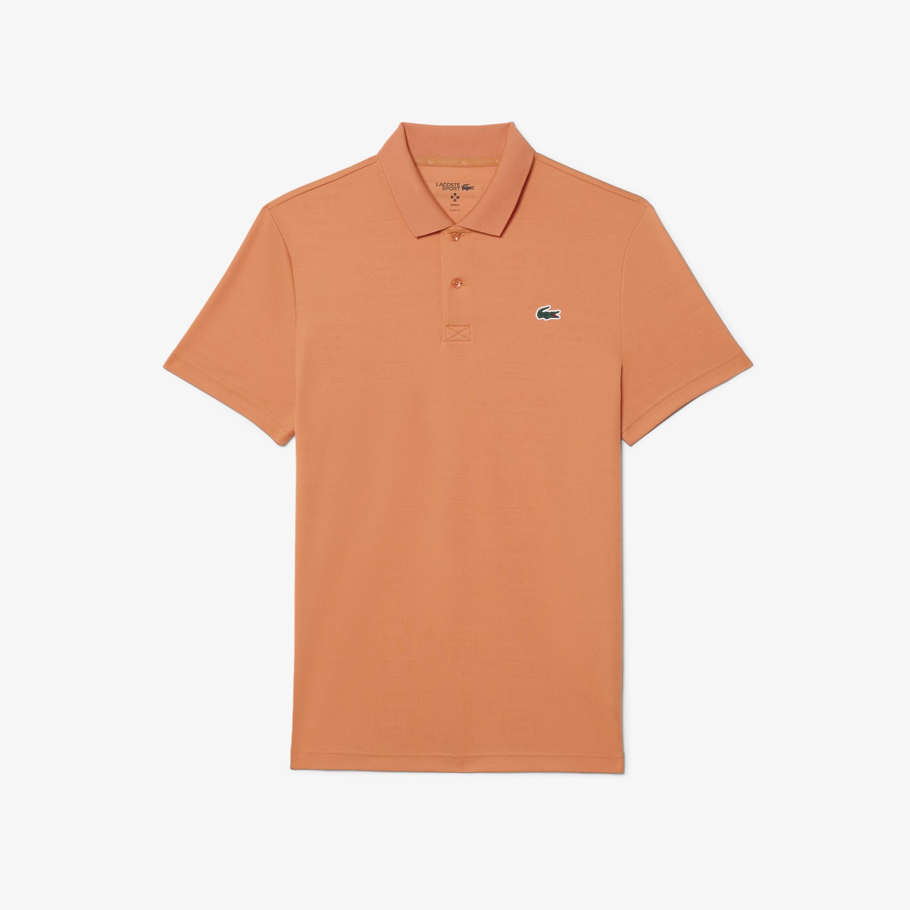 Erkek Slim Fit Turuncu Polo