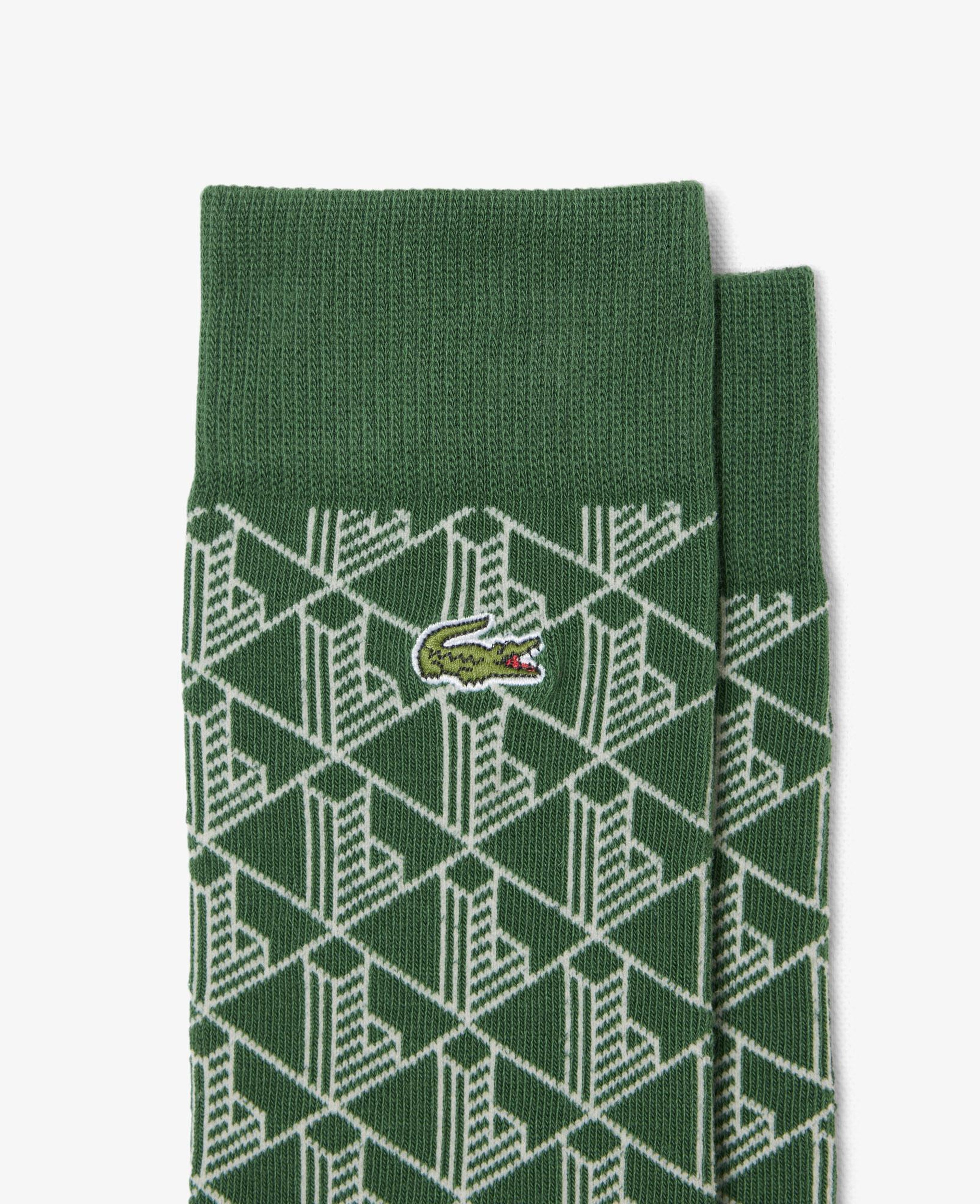 Unisex 3'lü Yeşil Çorap
