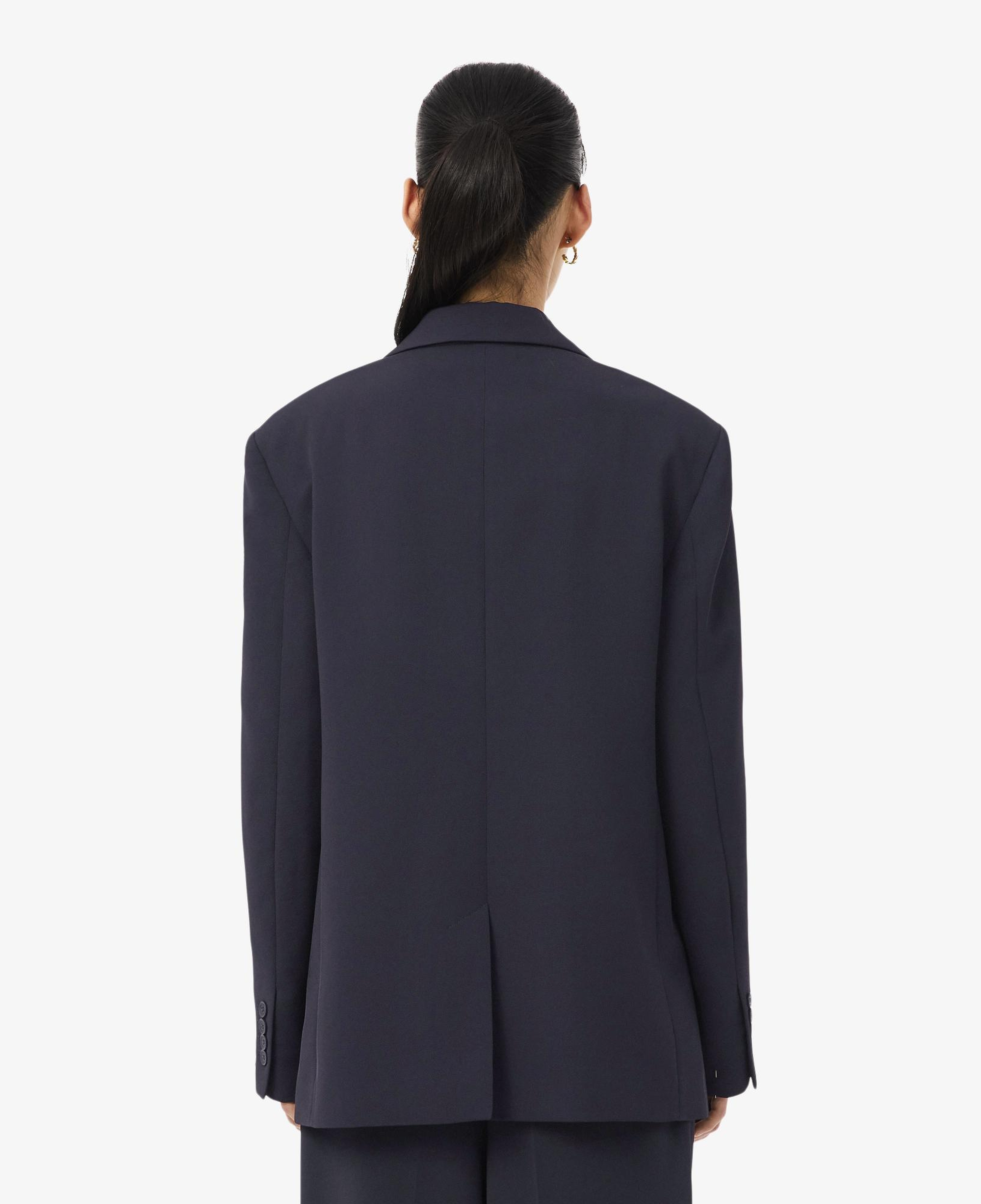Kadın Relaxed Fit Lacivert Blazer Ceket