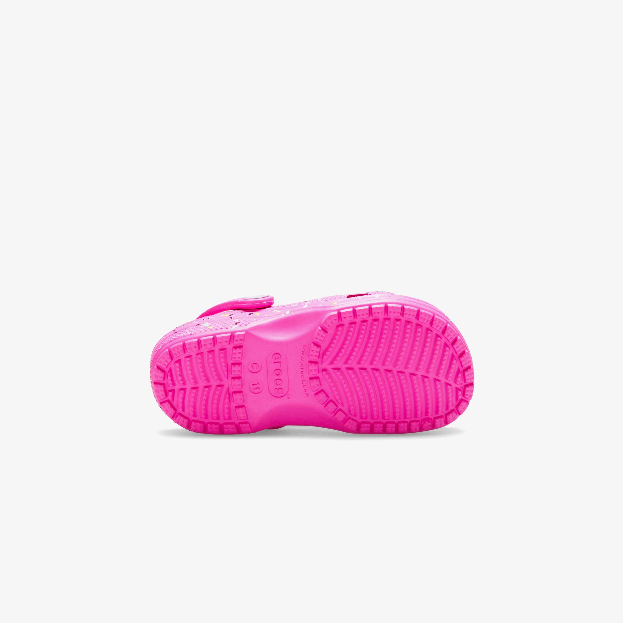 Crocs Classic Paint Splatter Clog Çocuk Pembe Terlik
