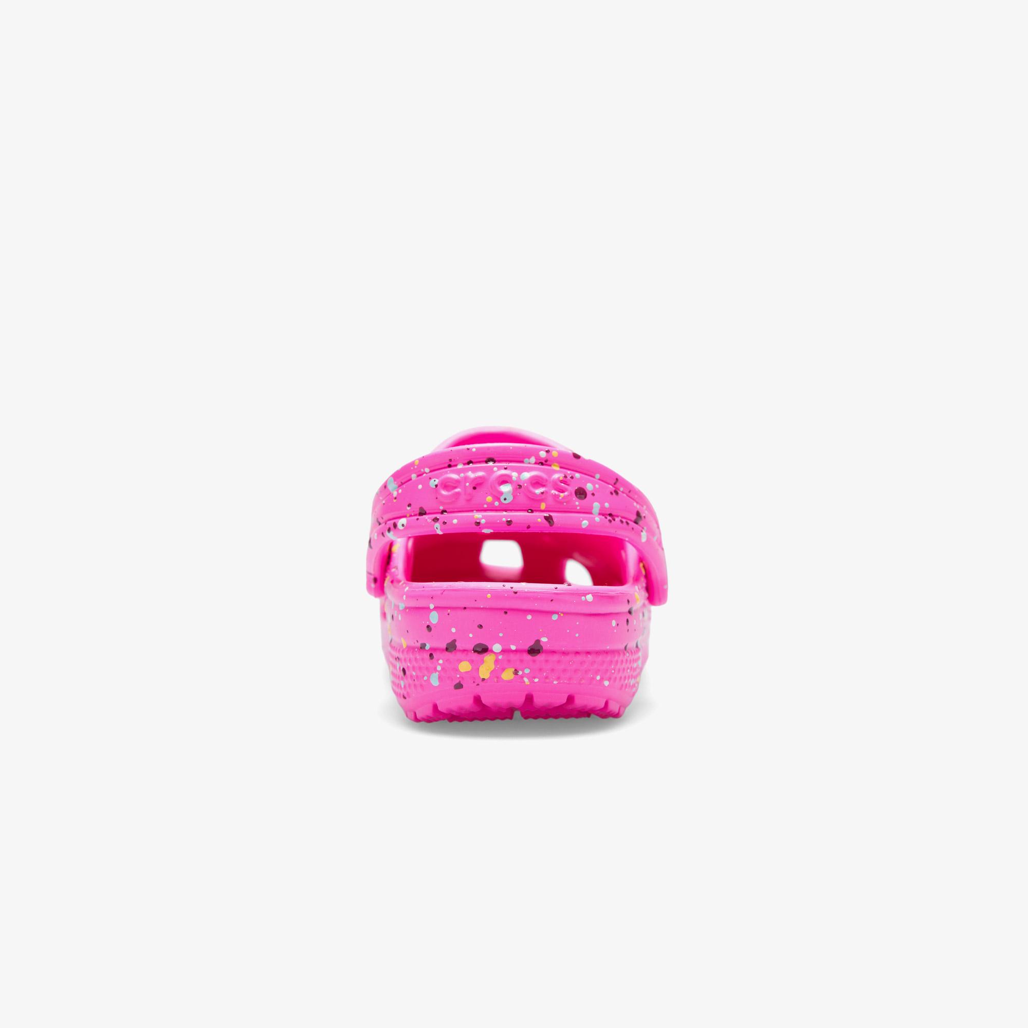 Crocs Classic Paint Splatter Clog Çocuk Pembe Terlik