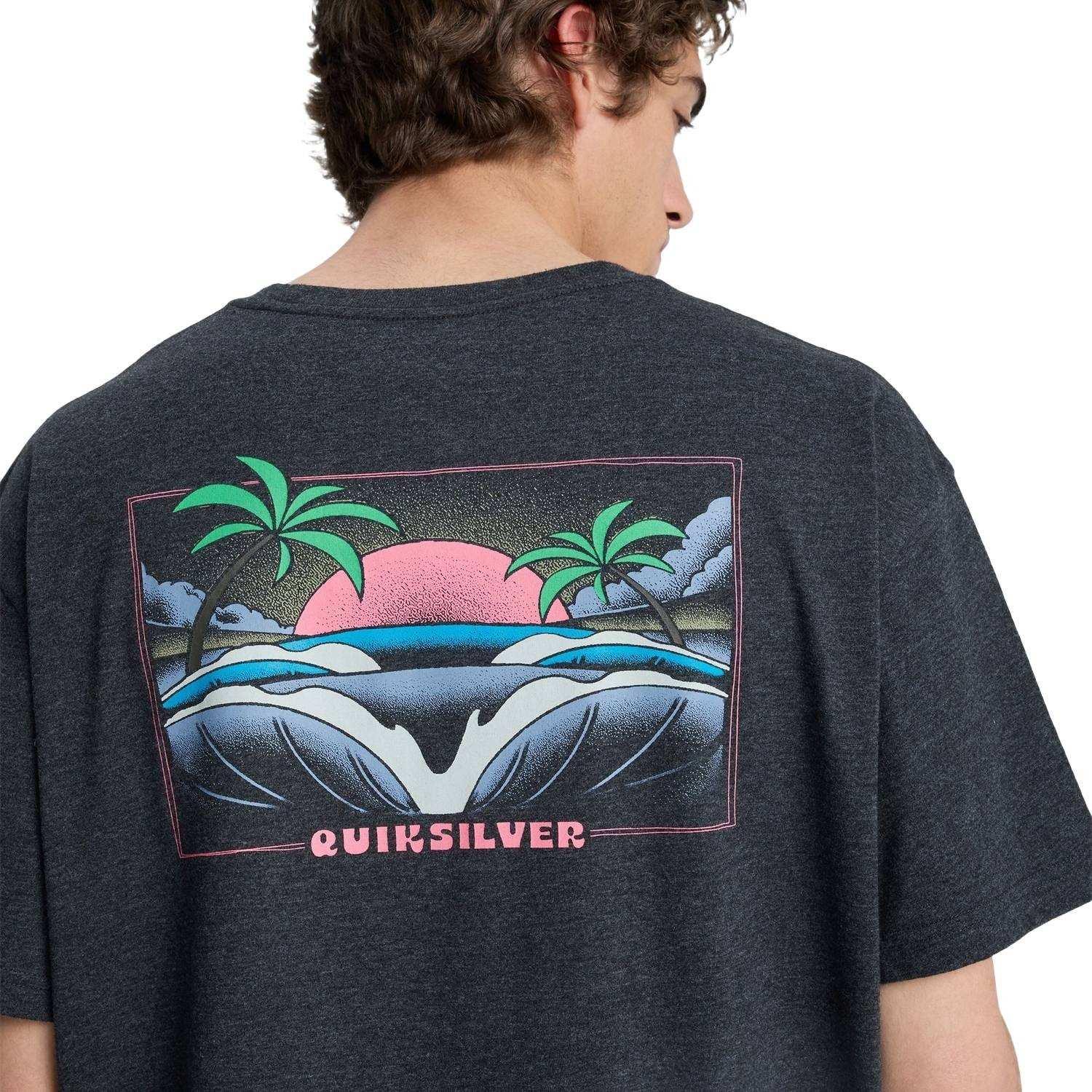 Quiksilver Hellbender Erkek Siyah Tişört