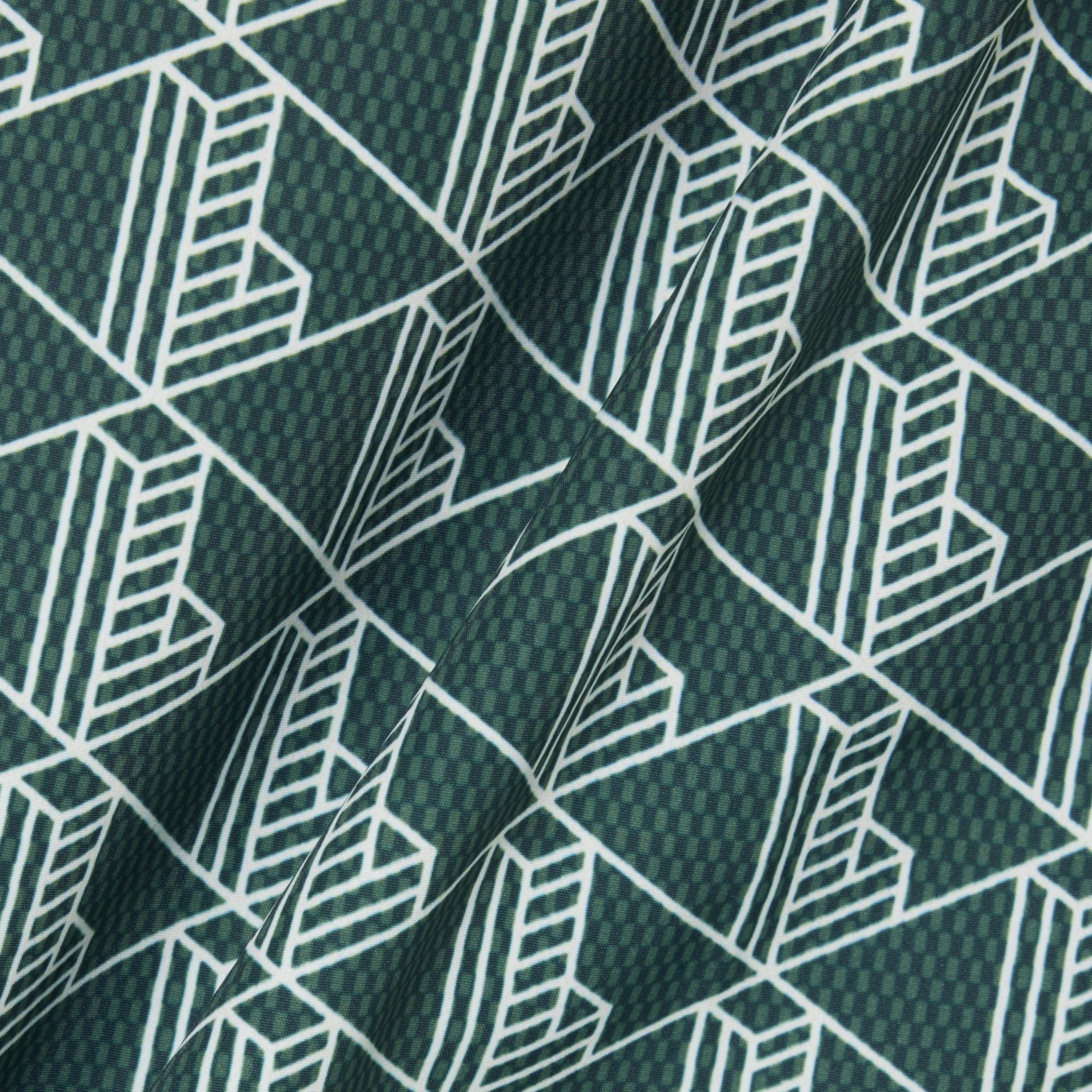 Erkek Monogram Yeşil Deniz Şortu