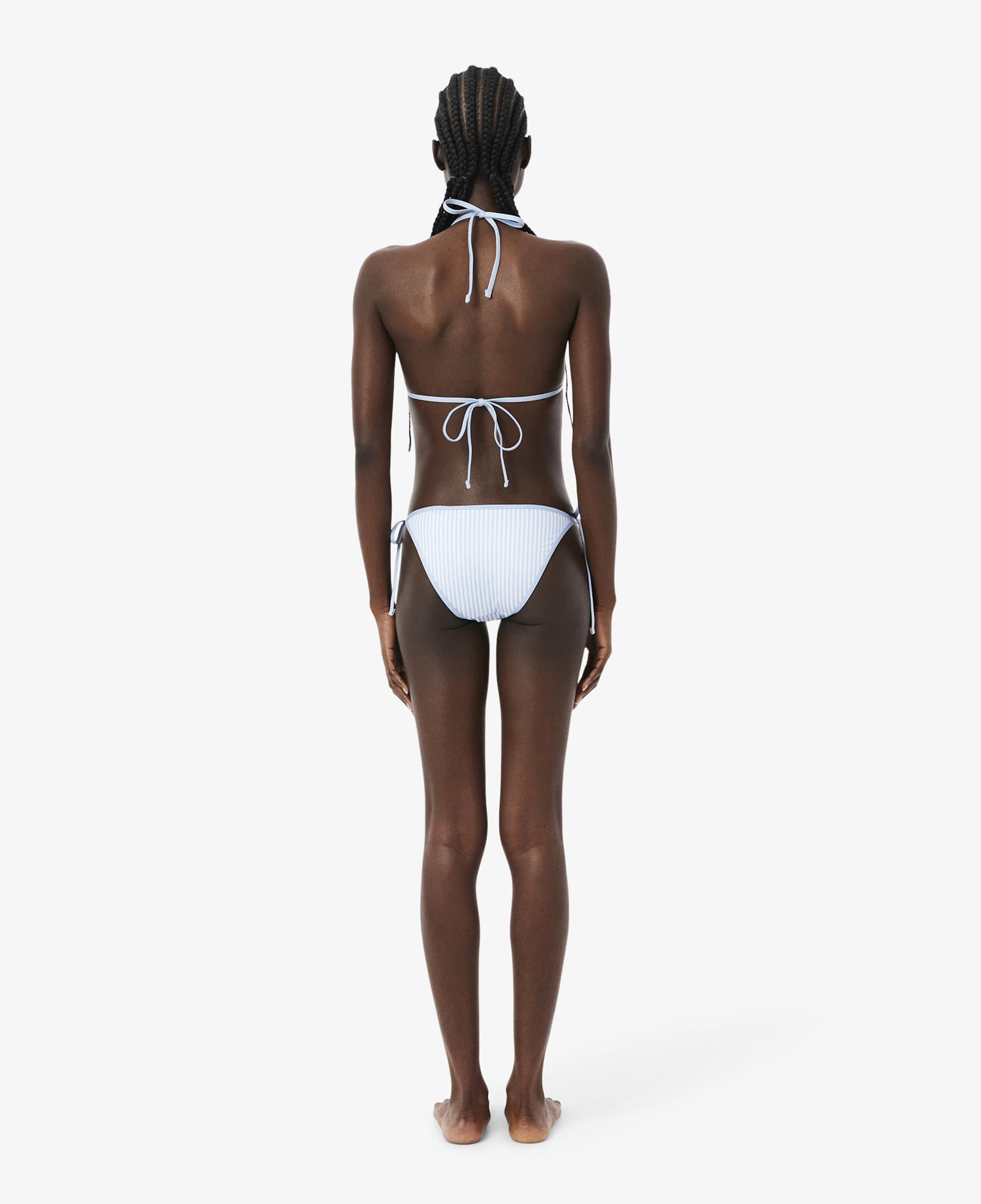 Kadın Çizgili Mavi Bikini Altı