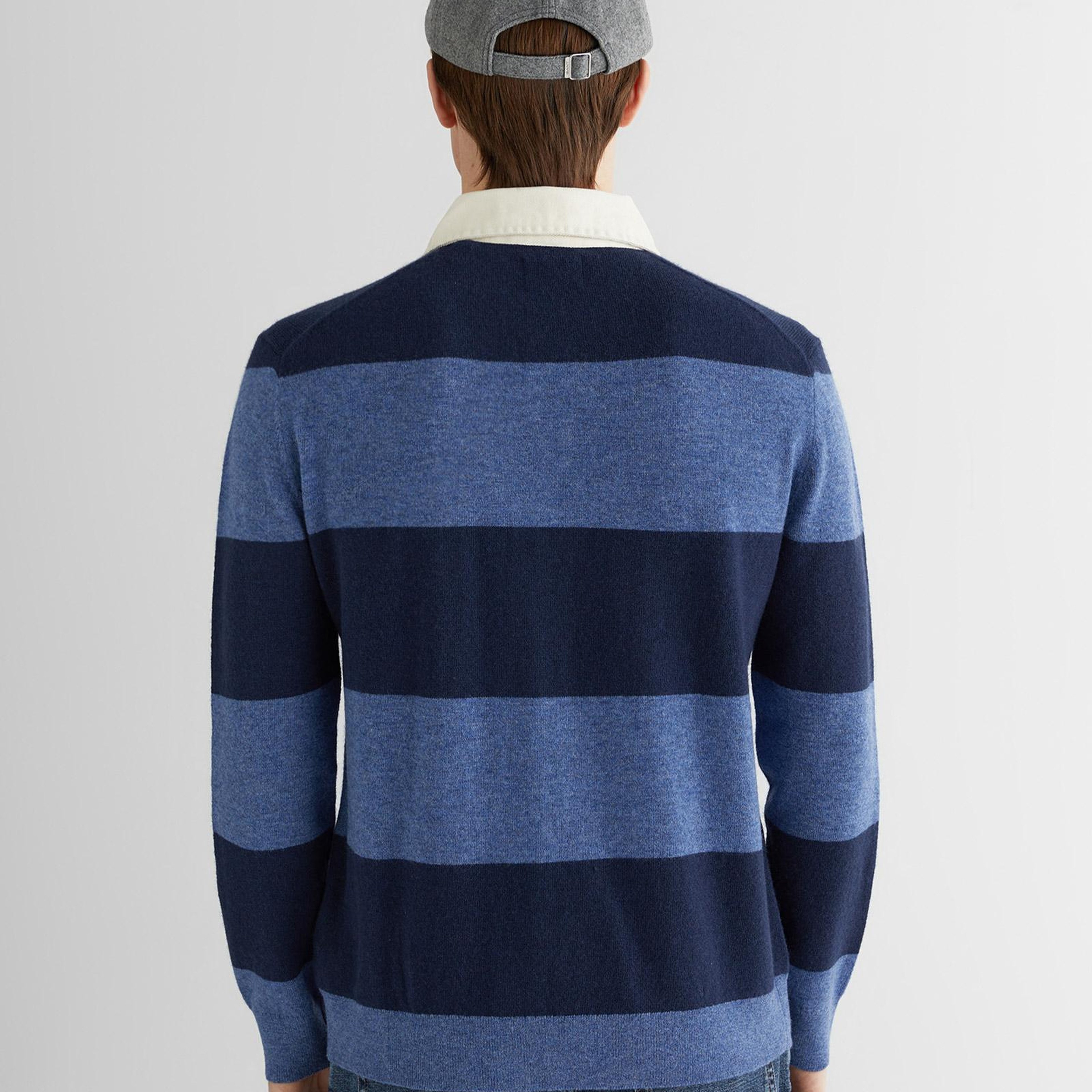 GANT Erkek Lacivert Regular Fit Polo Yaka Triko
