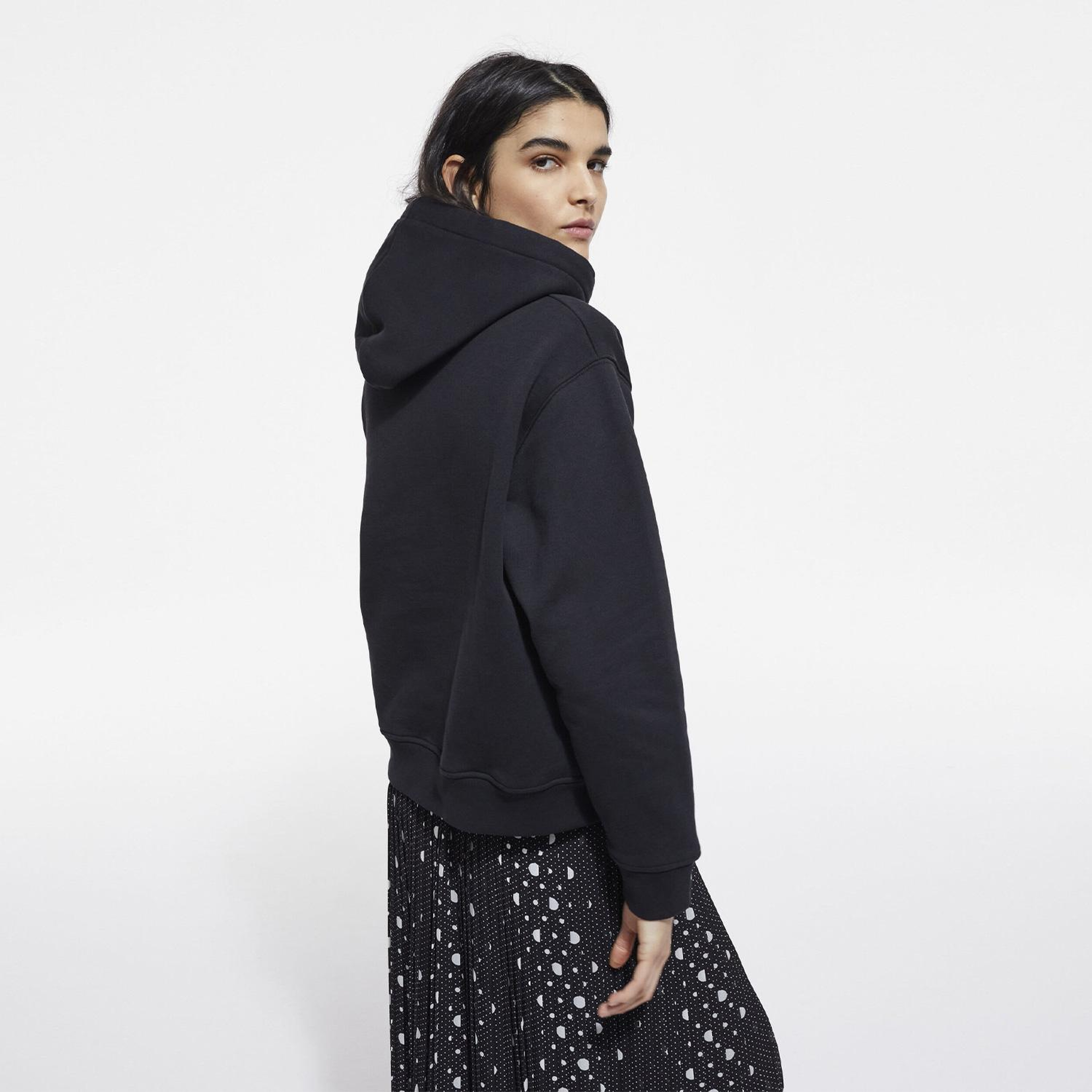 The Kooples Logomania Kadın Siyah Hoodie