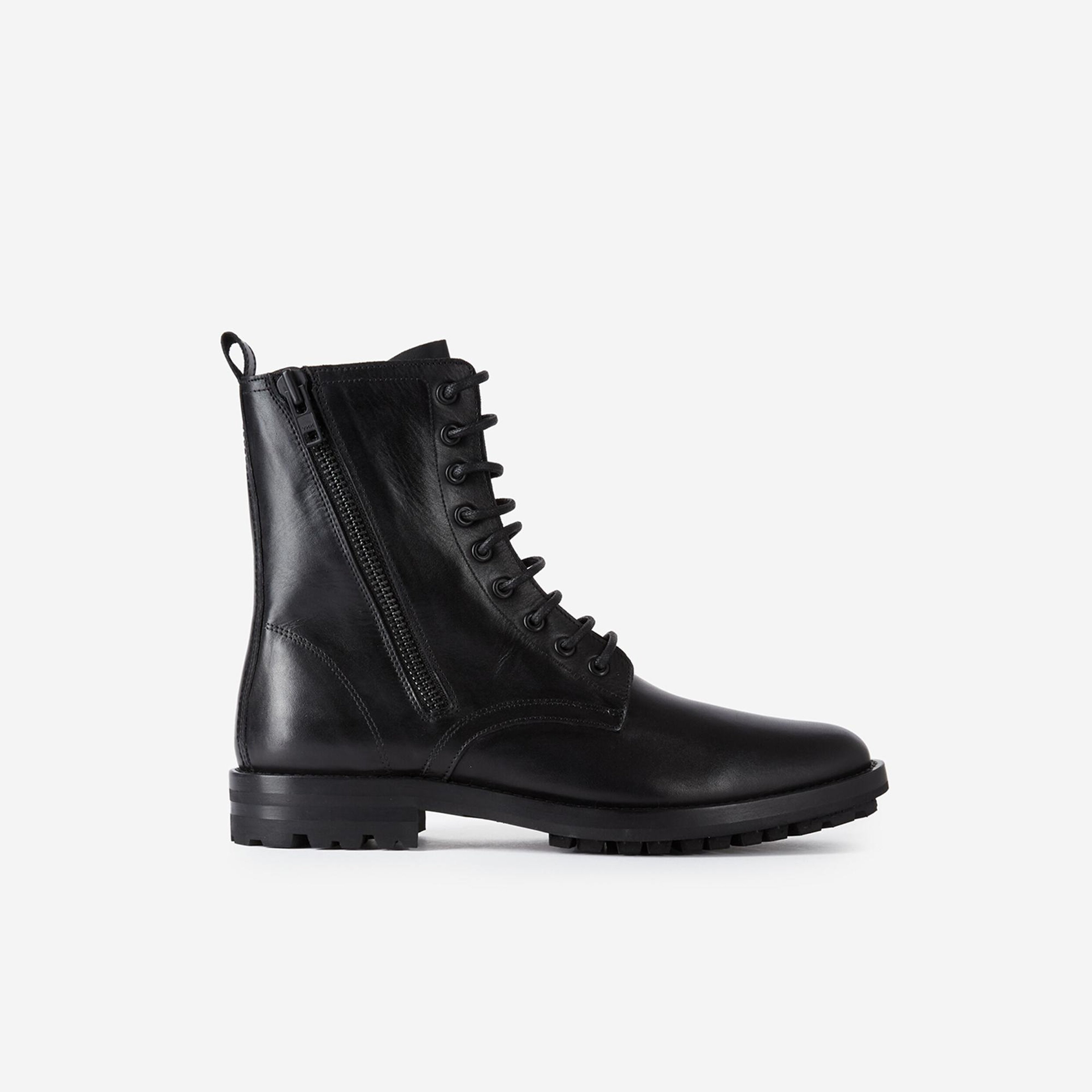 UNISEX SİYAH Deri Bot