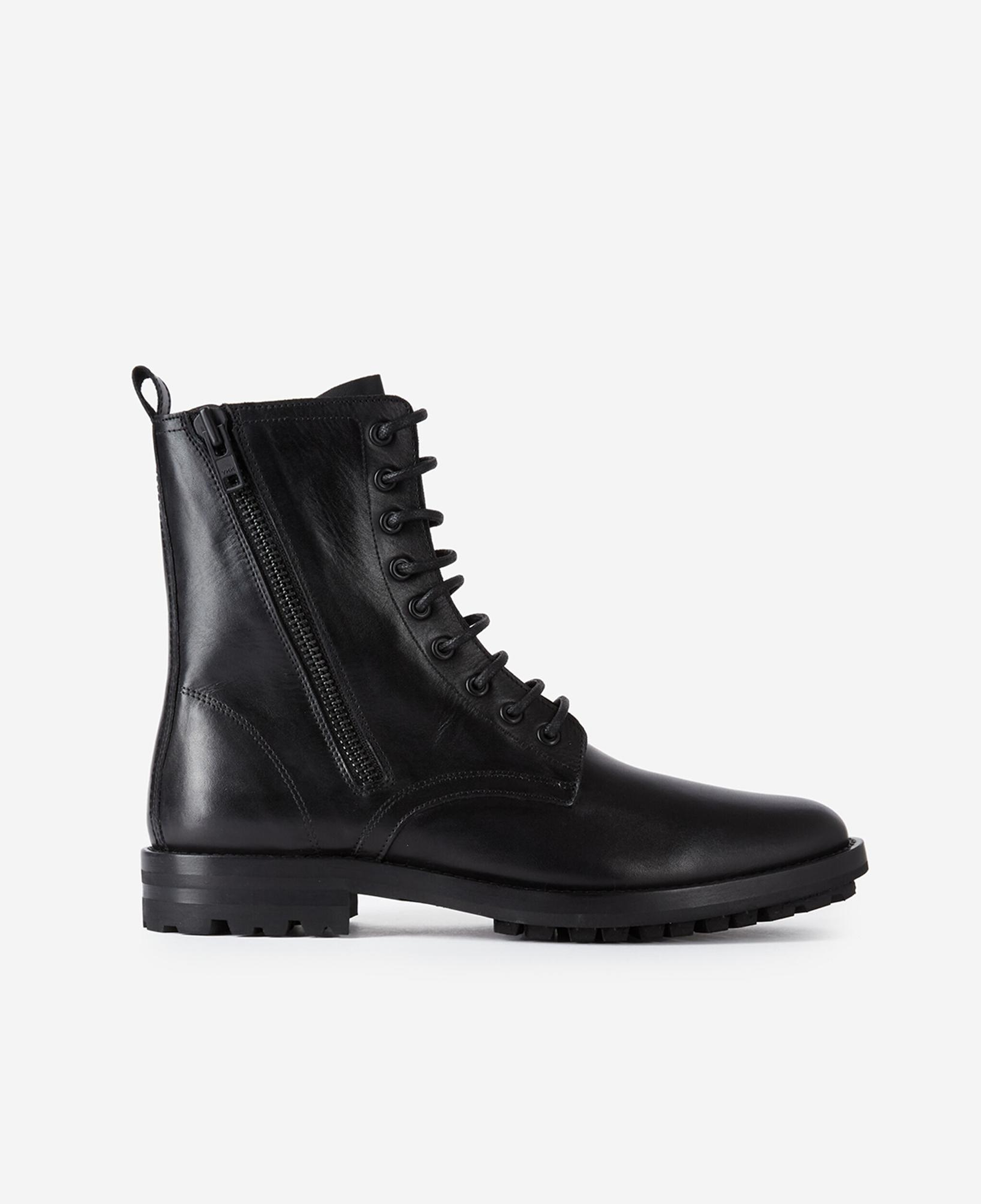 UNISEX SİYAH Deri Bot